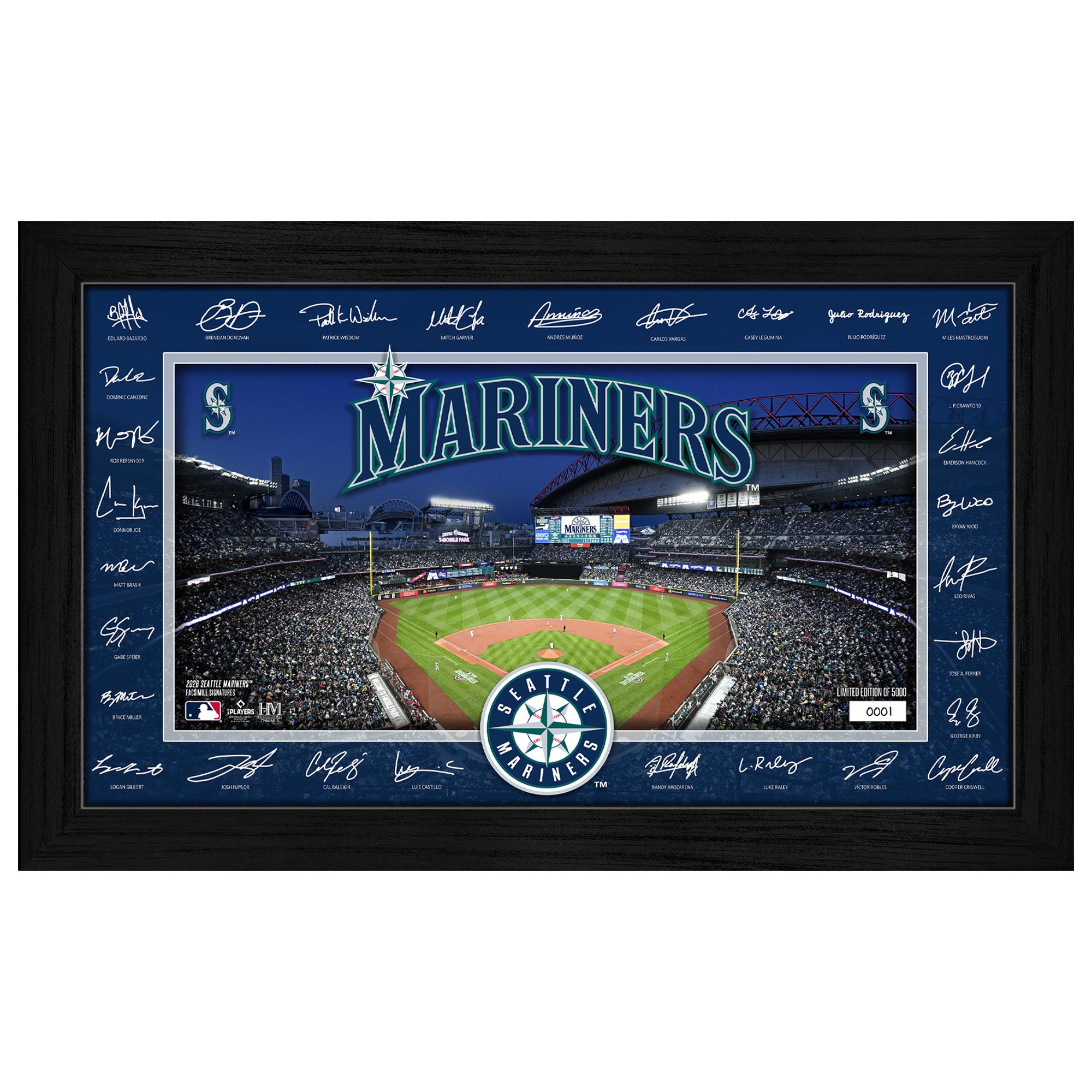 Highland Mint Seattle Mariners 2026 Signature Field Frame