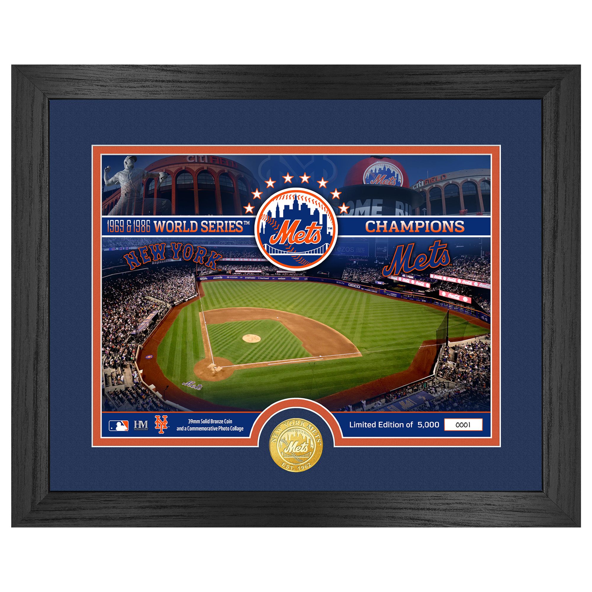Highland Mint New York Mets Bronze Coin