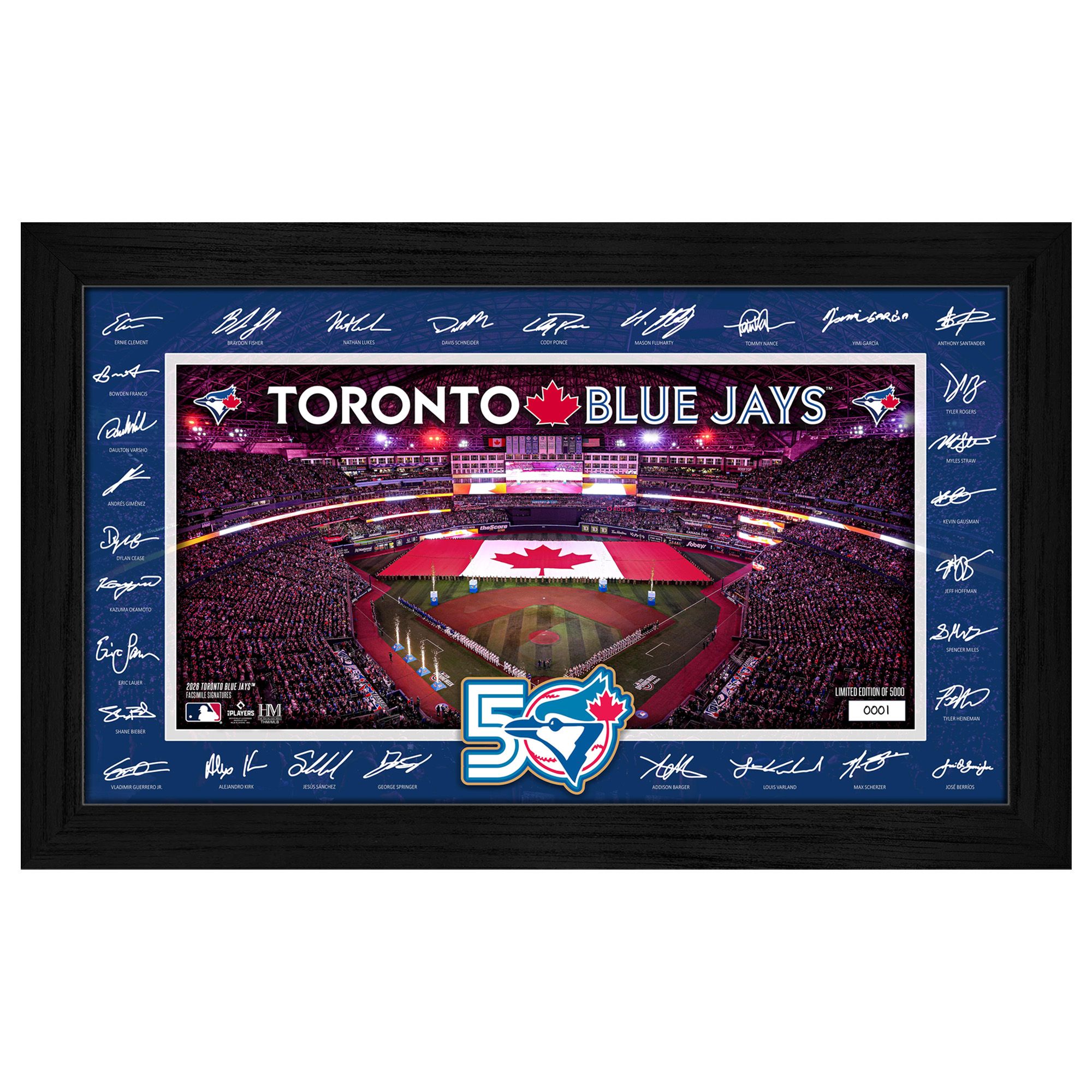 Highland Mint Toronto Blue Jays 2026 Signature Field Frame