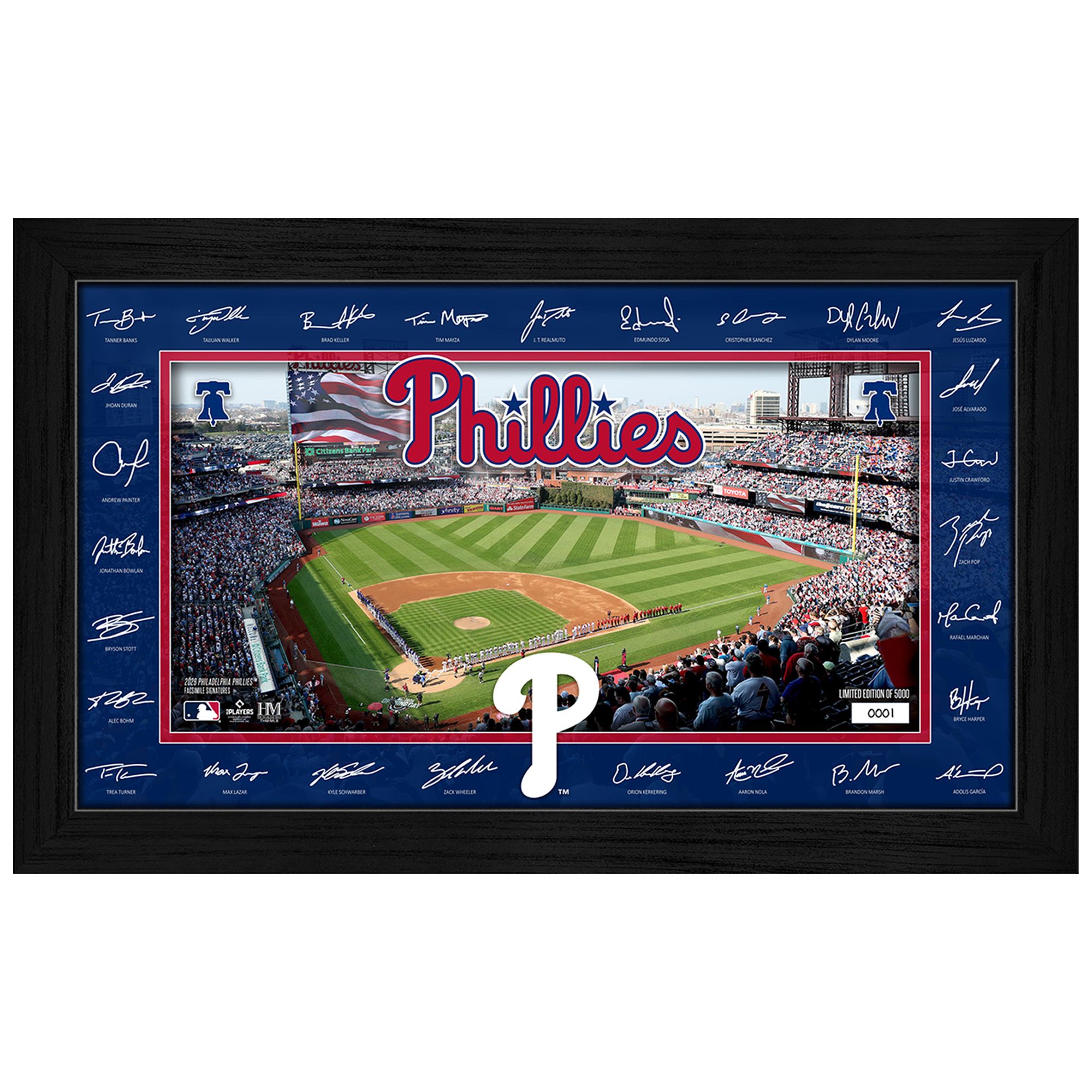 Highland Mint Philadelphia Phillies 2026 Signature Field Frame