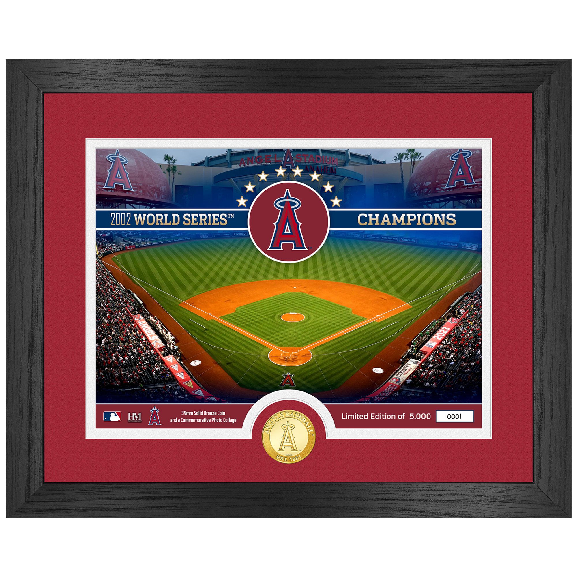 Highland Mint Los Angeles Angels Bronze Coin Stadium