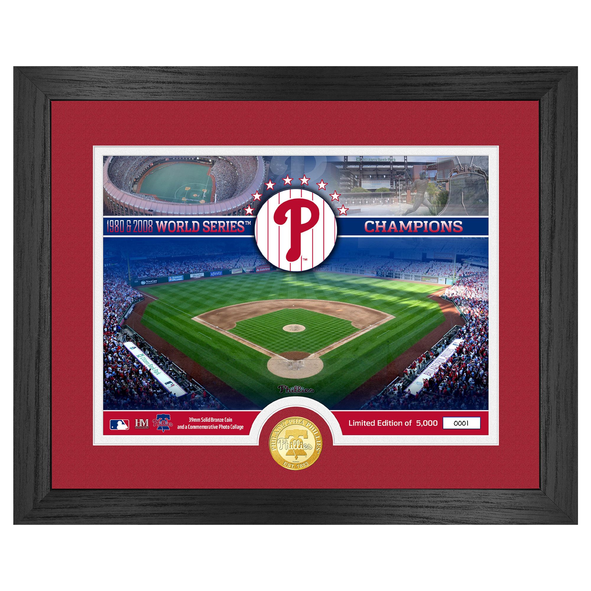 Highland Mint Philadelphia Phillies Bronze Coin