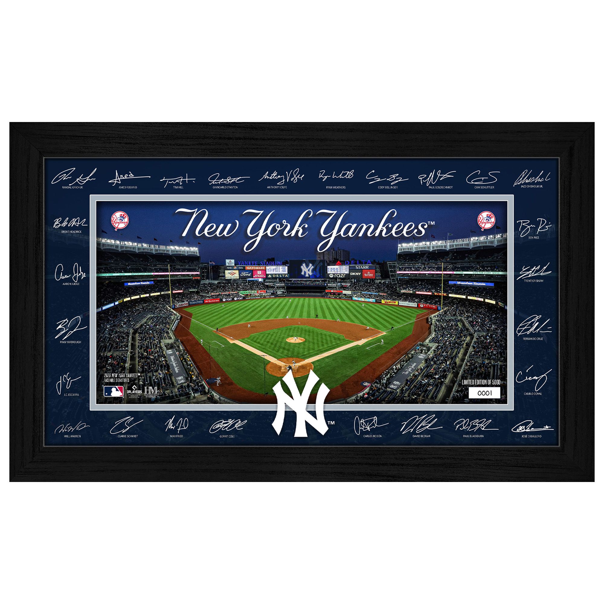 Highland Mint New York Yankees 2026 Signature Field Frame