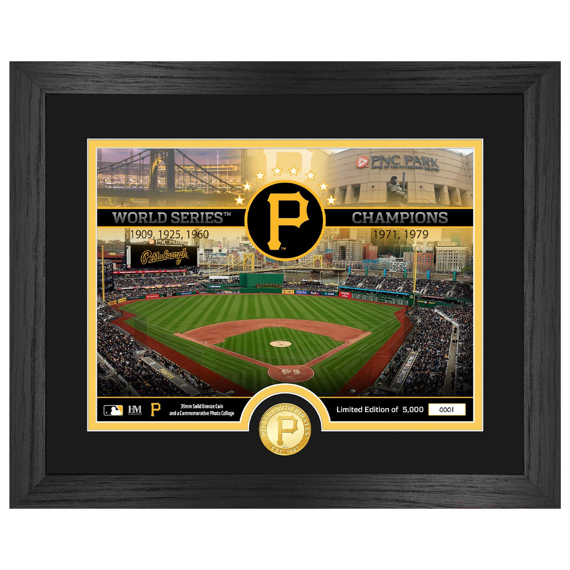 Highland Mint Pittsburgh Pirates Bronze Coin Stadium