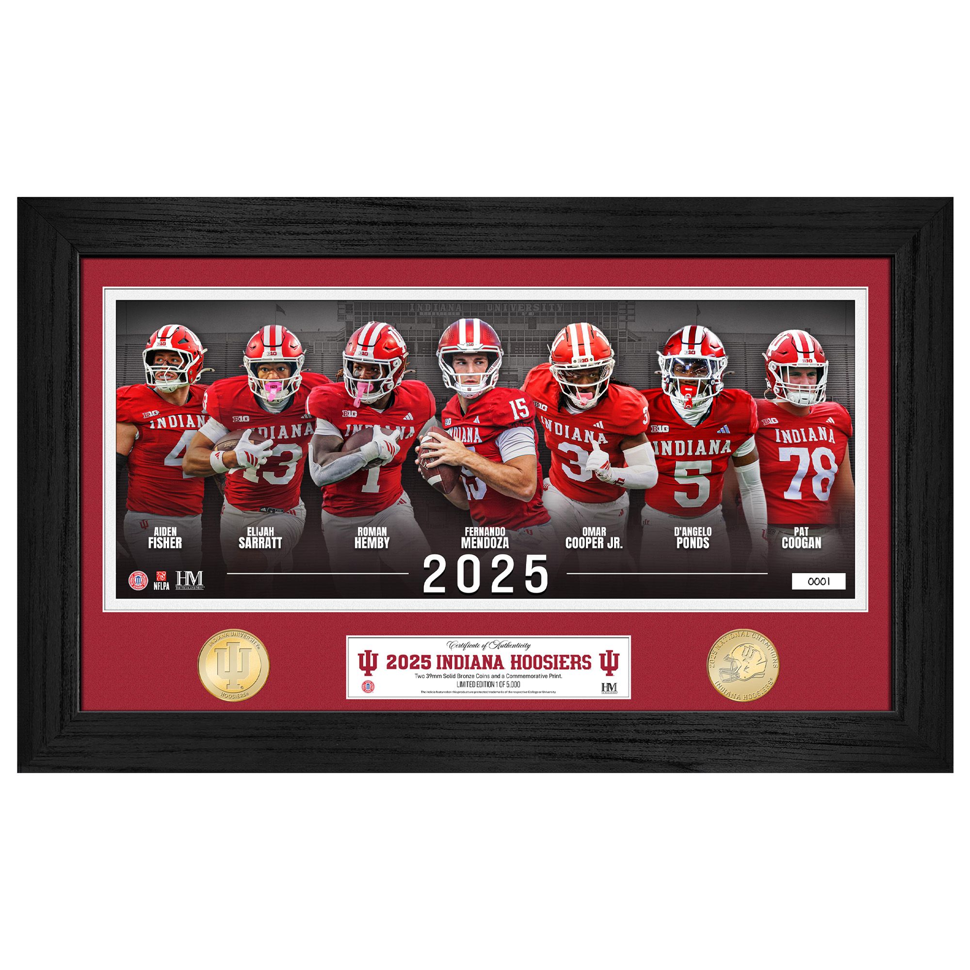 Highland Mint Indiana Hoosiers 2025 Season to Remember Bronze Coin