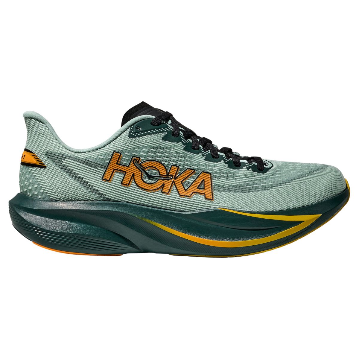 Hoka one one SPEED GOAT6 Orange and yellow Running Shoes size 9.5D Fall weather have you dreaming of trails? We main image 4