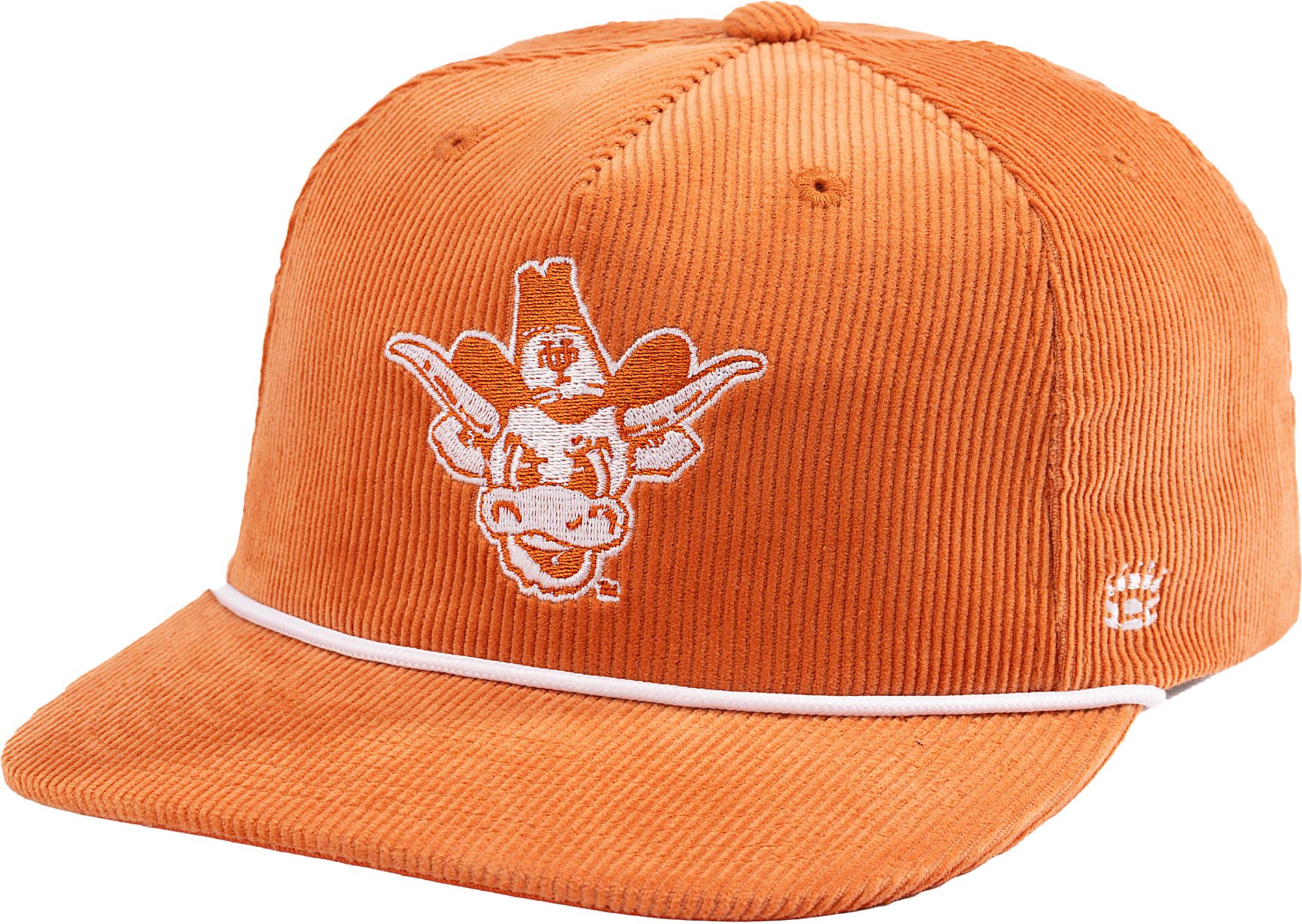 Homefield Adult Texas Longhorns Burnt Orange Honors Corduroy Snapback