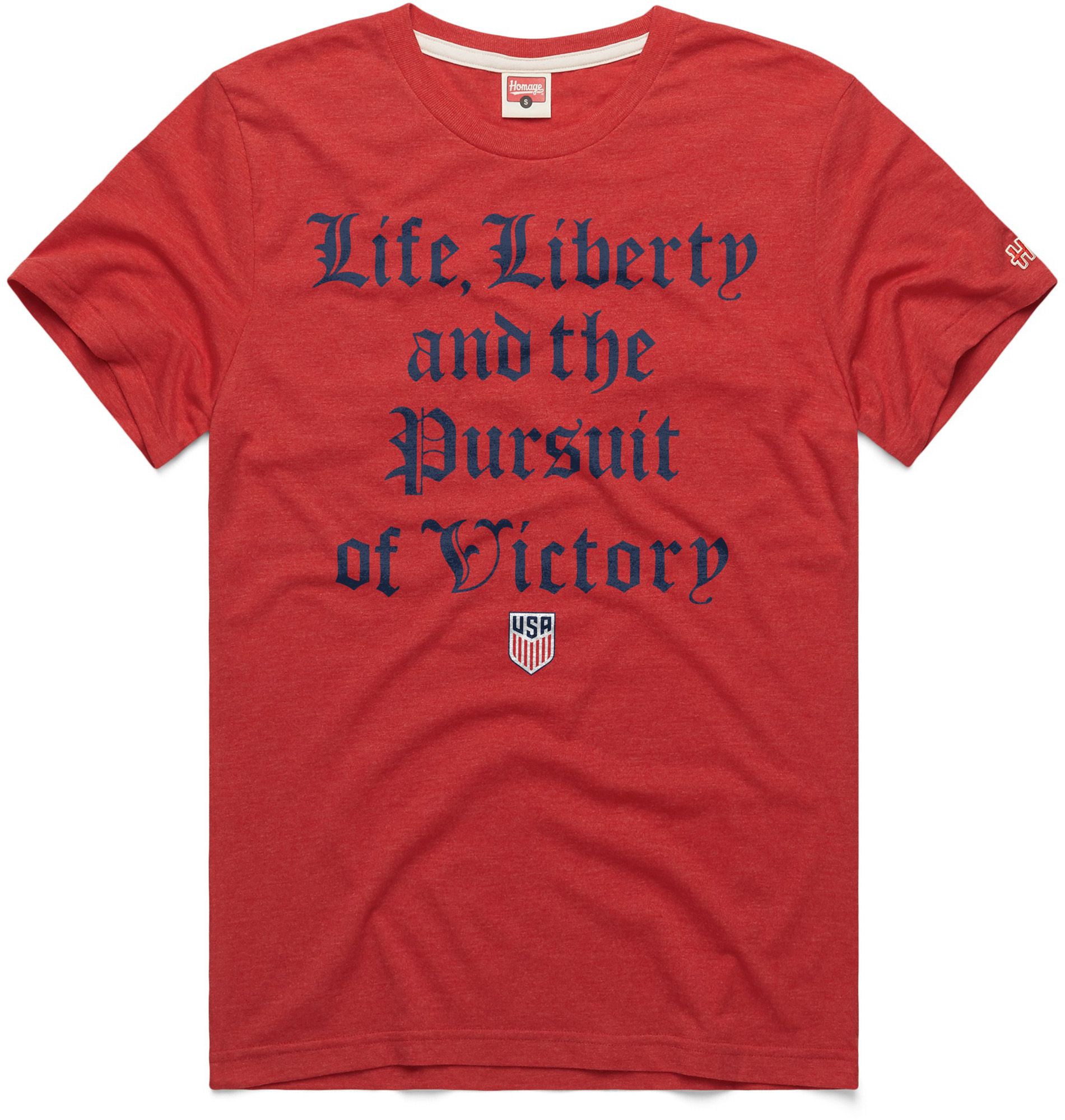 HOMAGE Adult USMNT "Life, Liberty and the Pursuit of Victory" T-Shirt