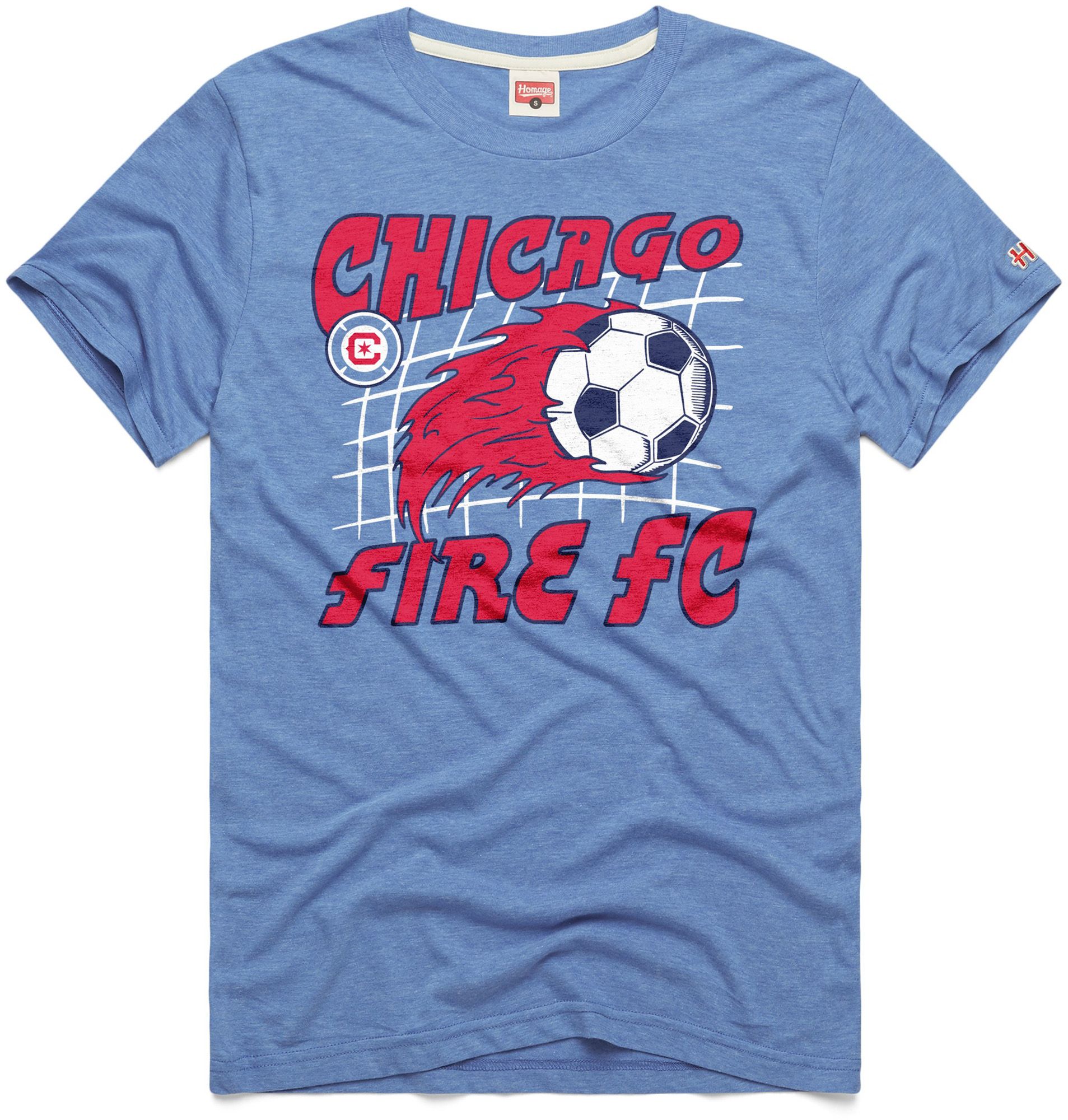 HOMAGE Adult Chicago Fire On Fire T-Shirt