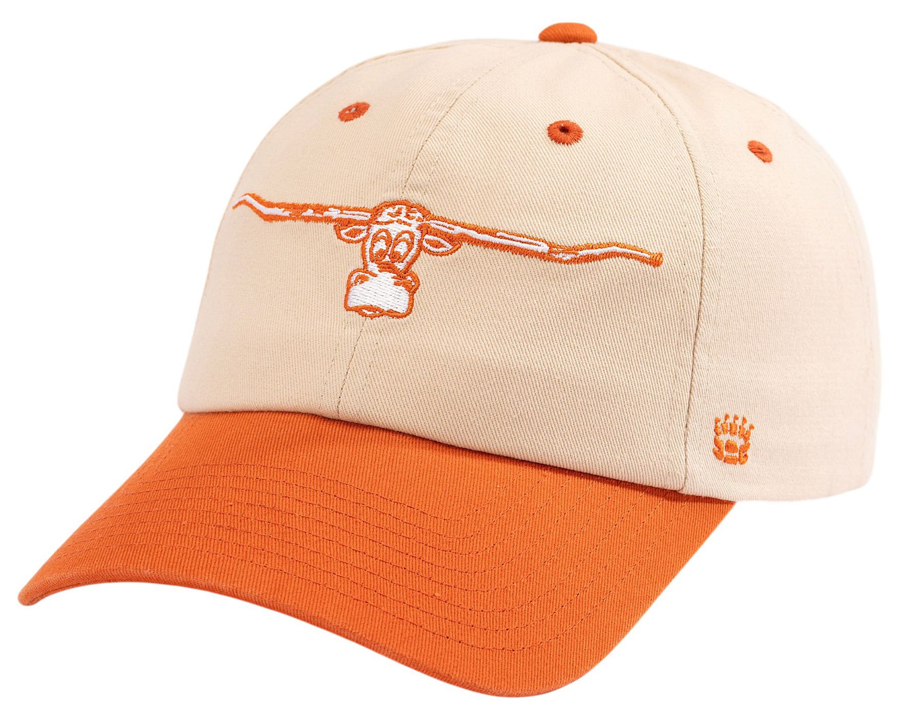 Homefield Adult Texas Longhorns Stone Vintage Dad Hat