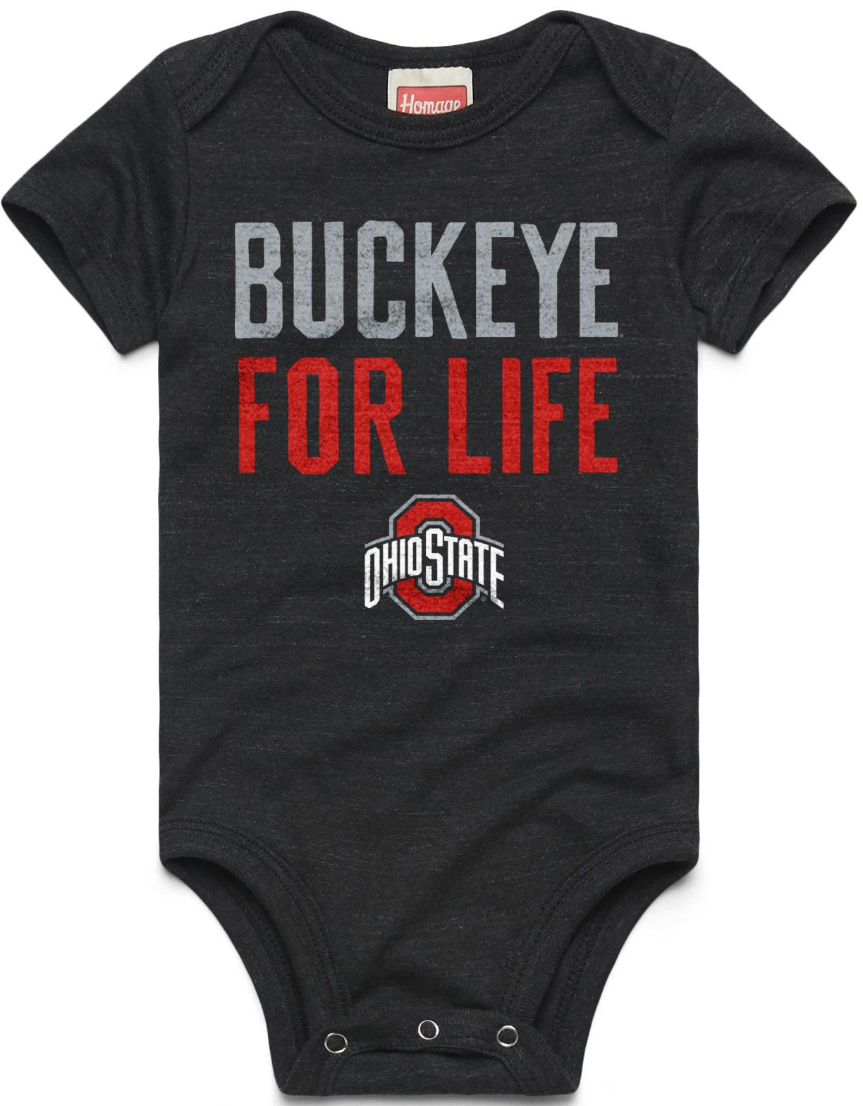 HOMAGE Infant Ohio State Charcoal Creeper