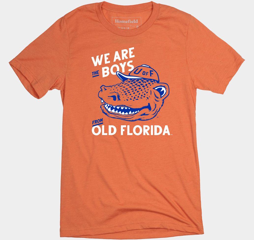 Homefield Men's Florida Gators Orange Boy From Old Florida T-Shirt