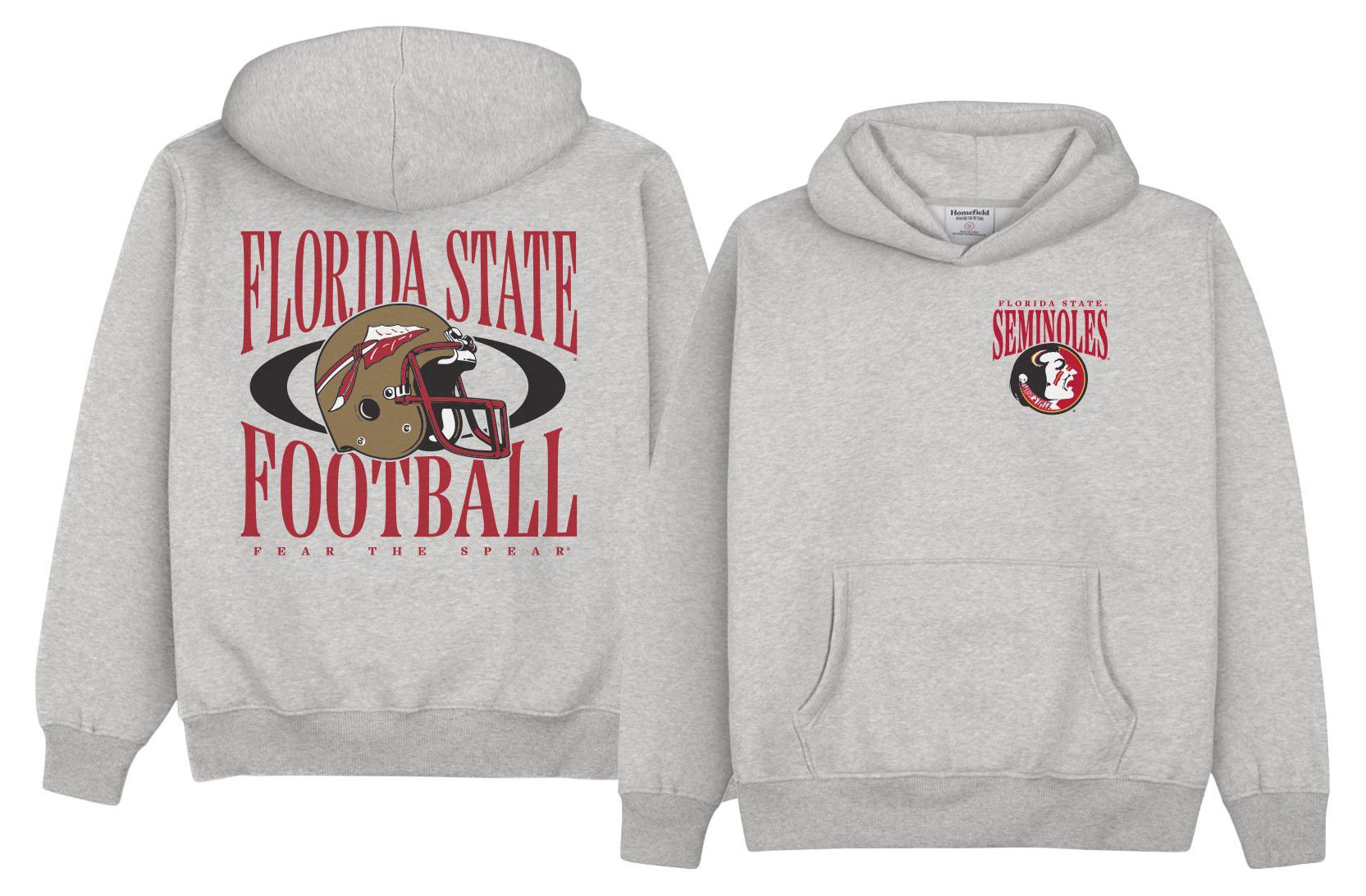 Homefield Men's Florida State Seminoles Heavyweight Football Hoodie