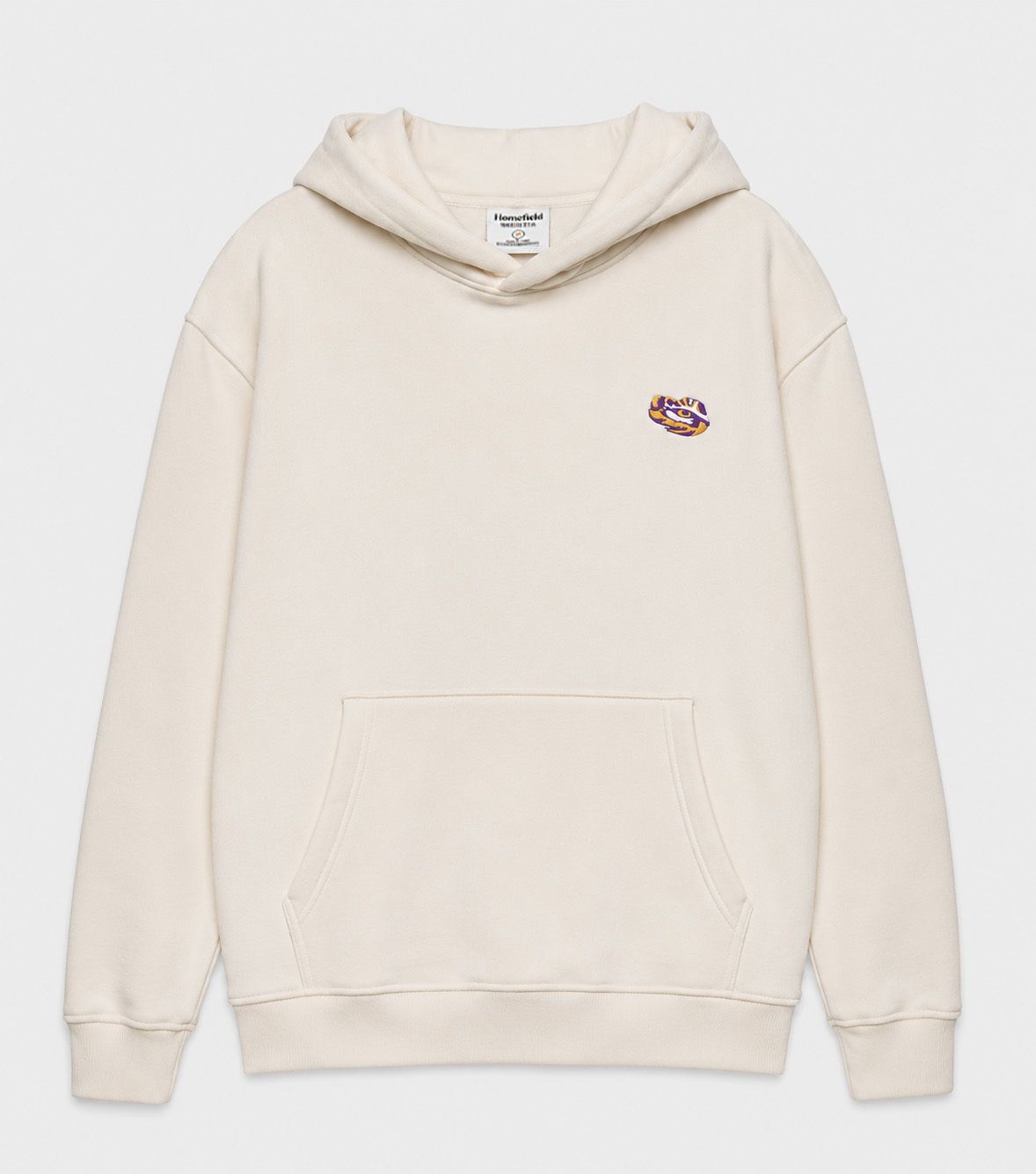 Homefield Men's LSU Tigers Embroidered Heavy Pullover Hoodie