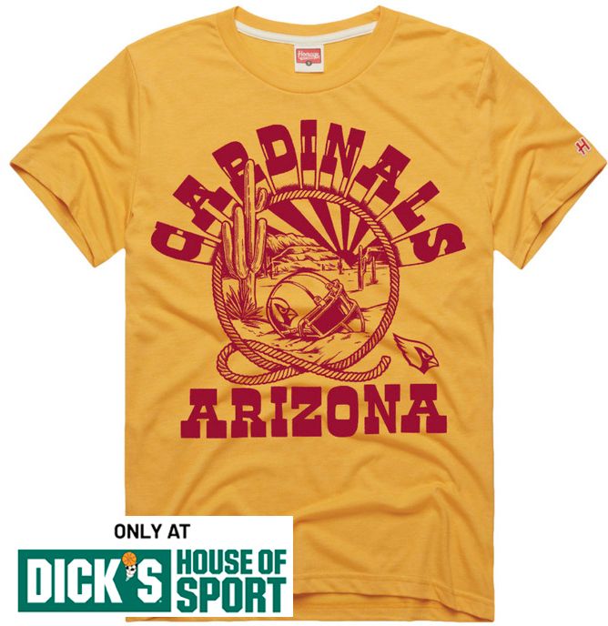 HOMAGE Men's Arizona Cardinals Gold Desert T-Shirt