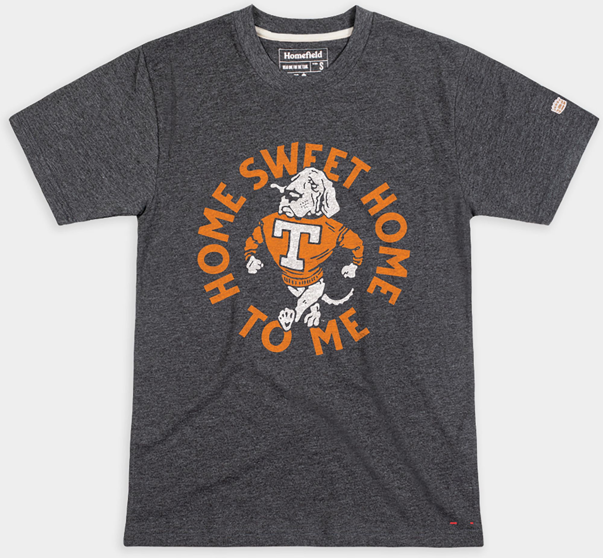 Homefield Men's Tennessee Volunteers Charcoal Home Sweet Home To Me T-Shirt