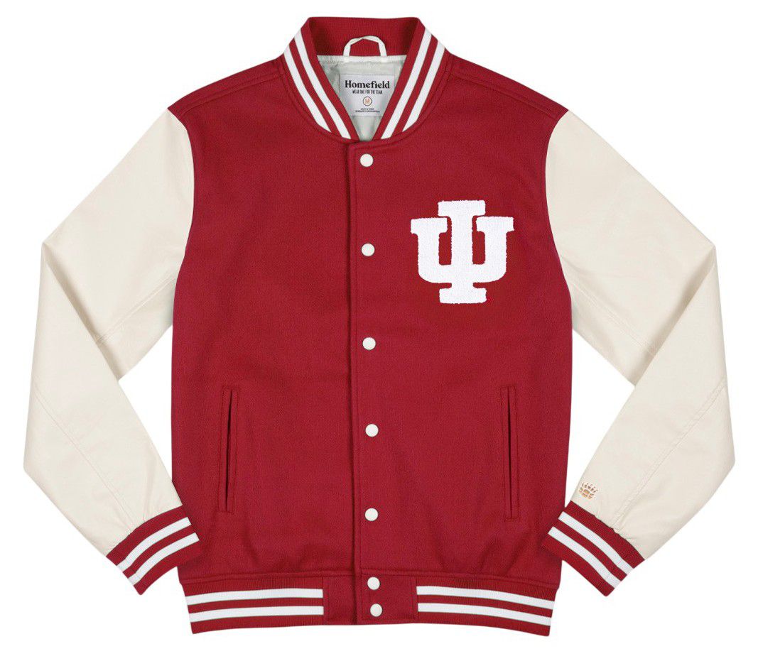 Homefield Men's Indiana Hoosiers Bomber Jacket