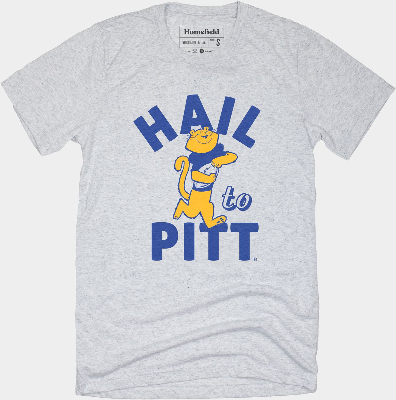 Homefield Men's Pitt Panthers Hail to Pitt Panther T-Shirt