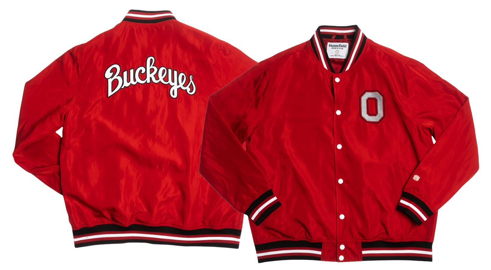 Homefield Men's Ohio State Buckeyes Script Bomber Jacket