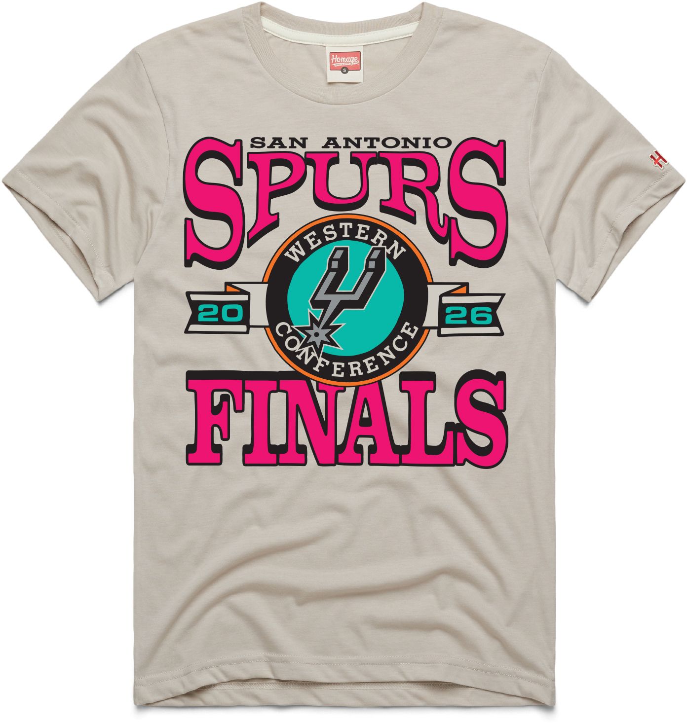 HOMAGE Adult 2026 Western Conference Champions San Antonio Spurs T-Shirt