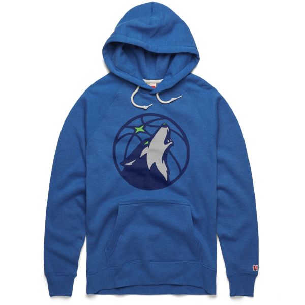 HOMAGE Men's Minnesota Timberwolves Royal Logo Hoodie