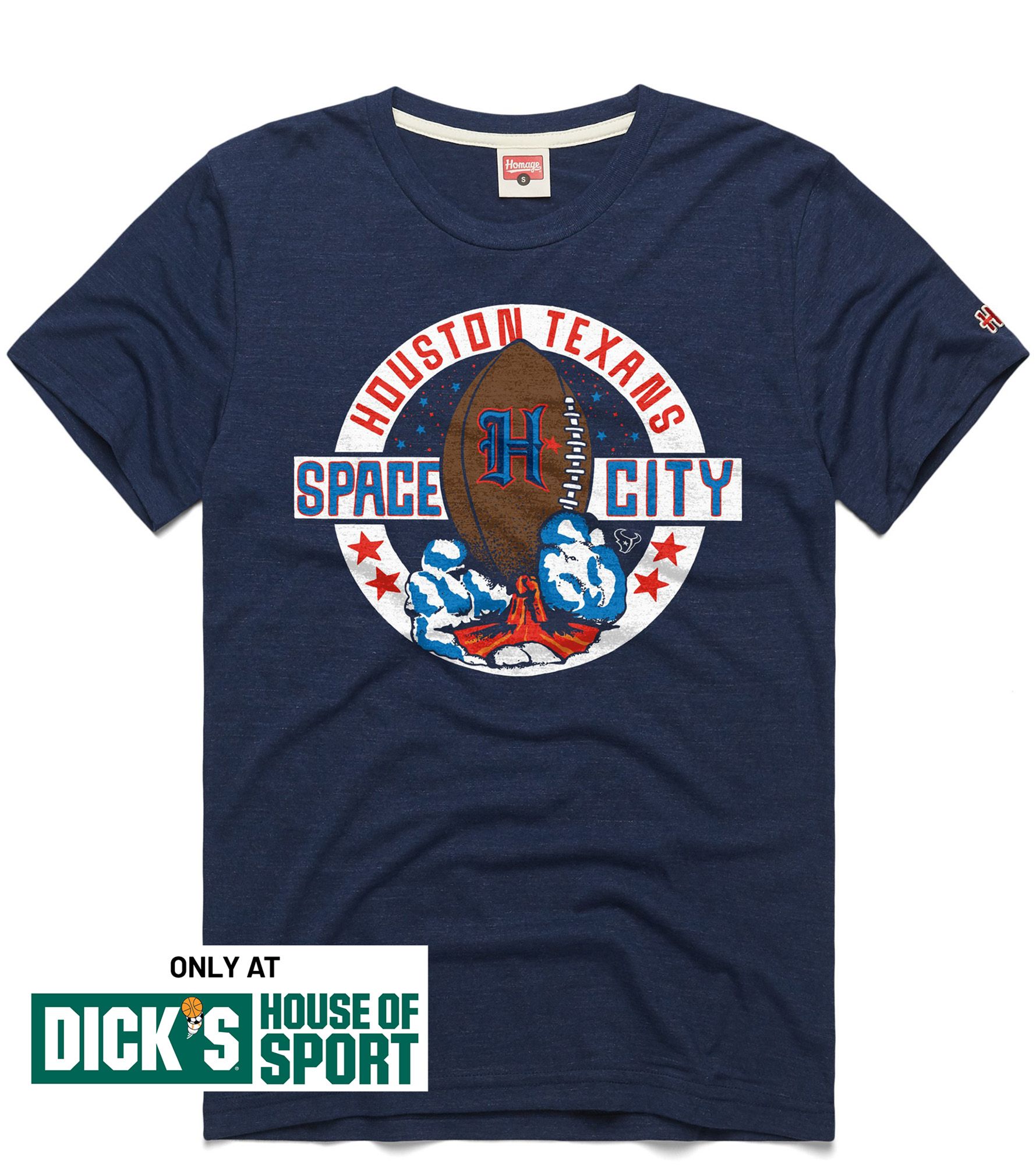 HOMAGE Men's Buffalo Bills Red Space City T-Shirt