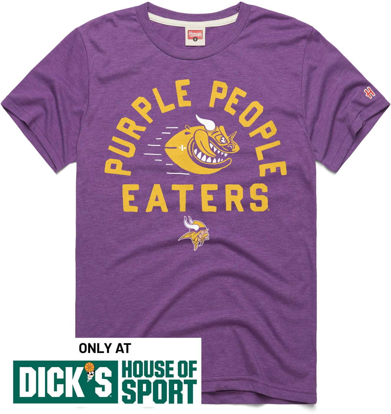 HOMAGE Men's Minnesota Vikings Purple People Eaters T-Shirt