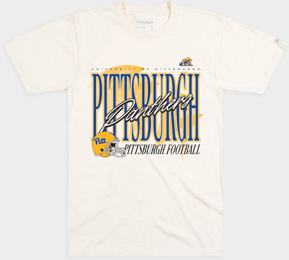 Homefield Men's Pitt Panthers Football Script Wordmark T-Shirt