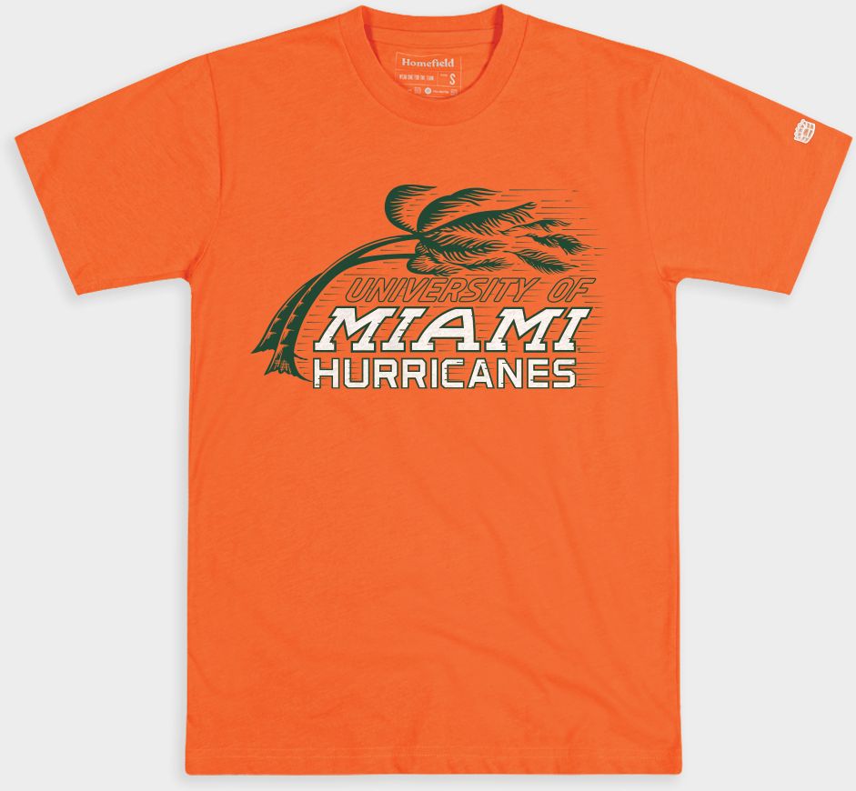 Homefield Men's Miami Hurricanes Palm Tree T-Shirt