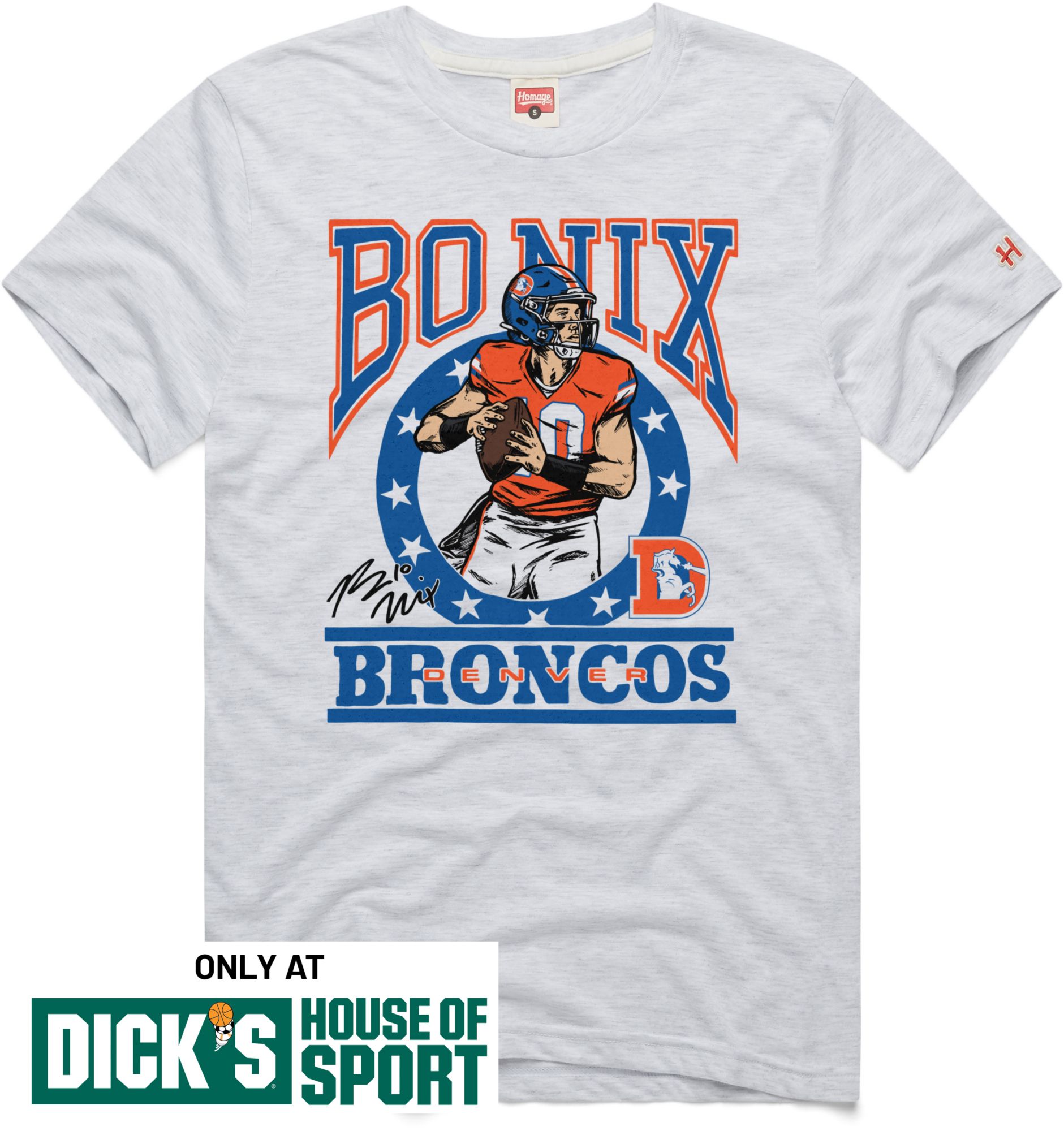 HOMAGE Men's Denver Broncos Bo Nix Signature T-Shirt
