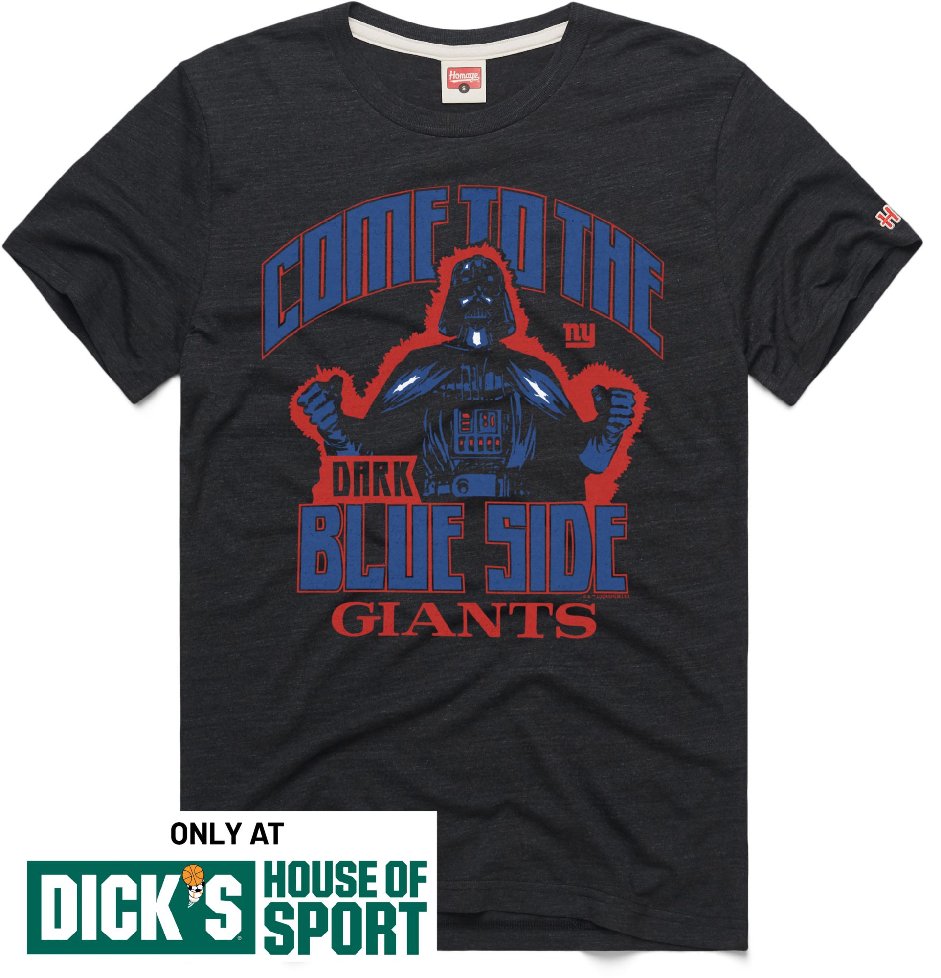HOMAGE Men's New York Giants Star Wars Dark Side T-Shirt