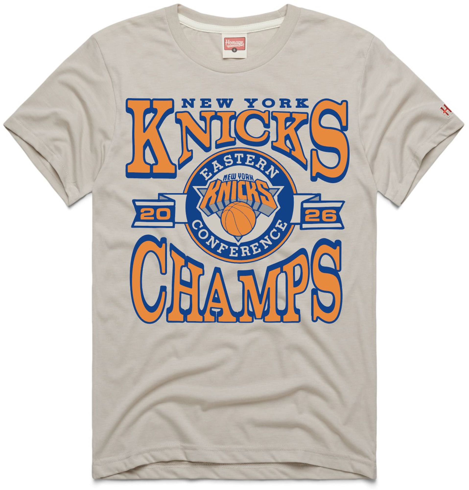 HOMAGE Adult 2026 Eastern Conference Champions New York Knicks T-Shirt