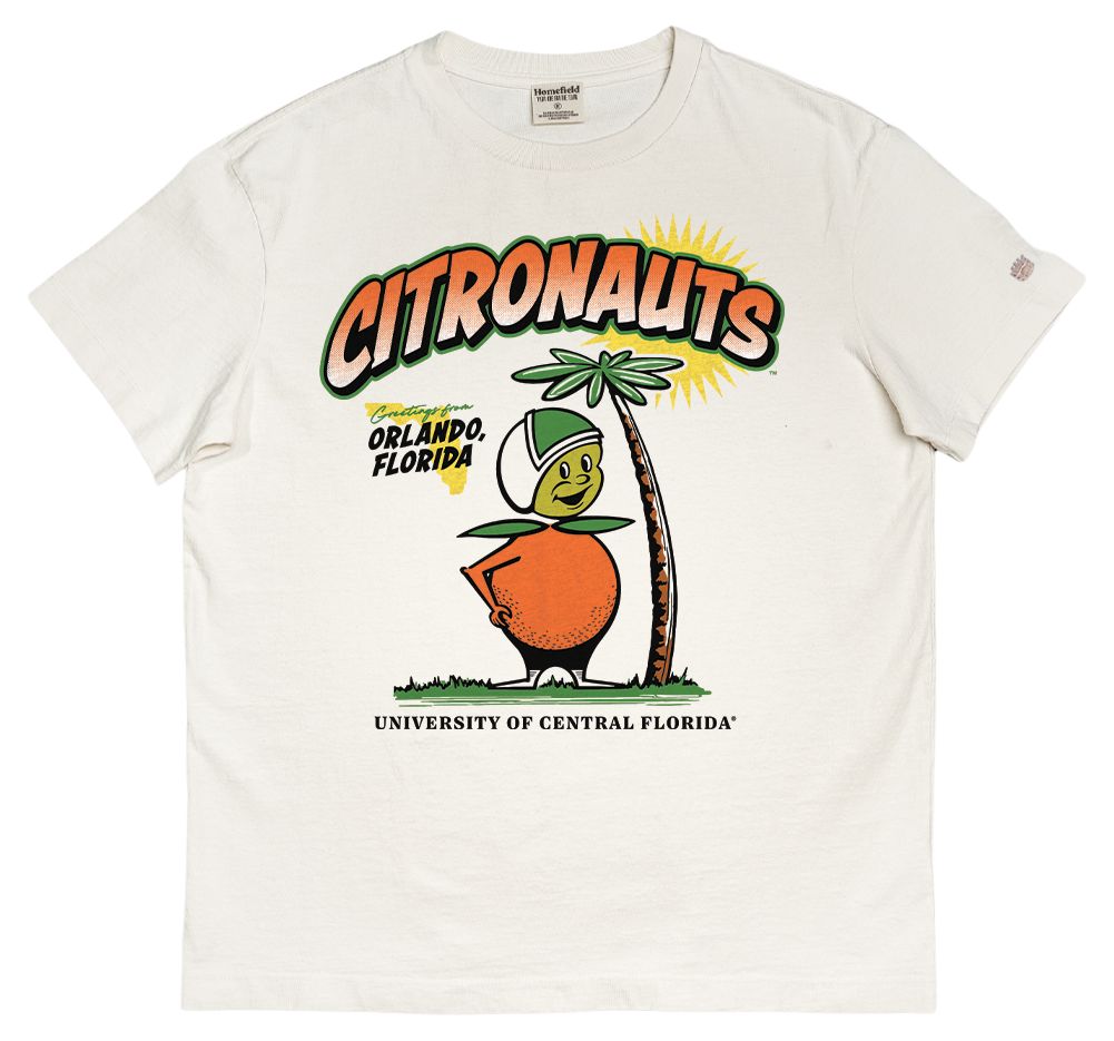 Homefield Men's UCF Knights Cream Citronauts T-Shirt