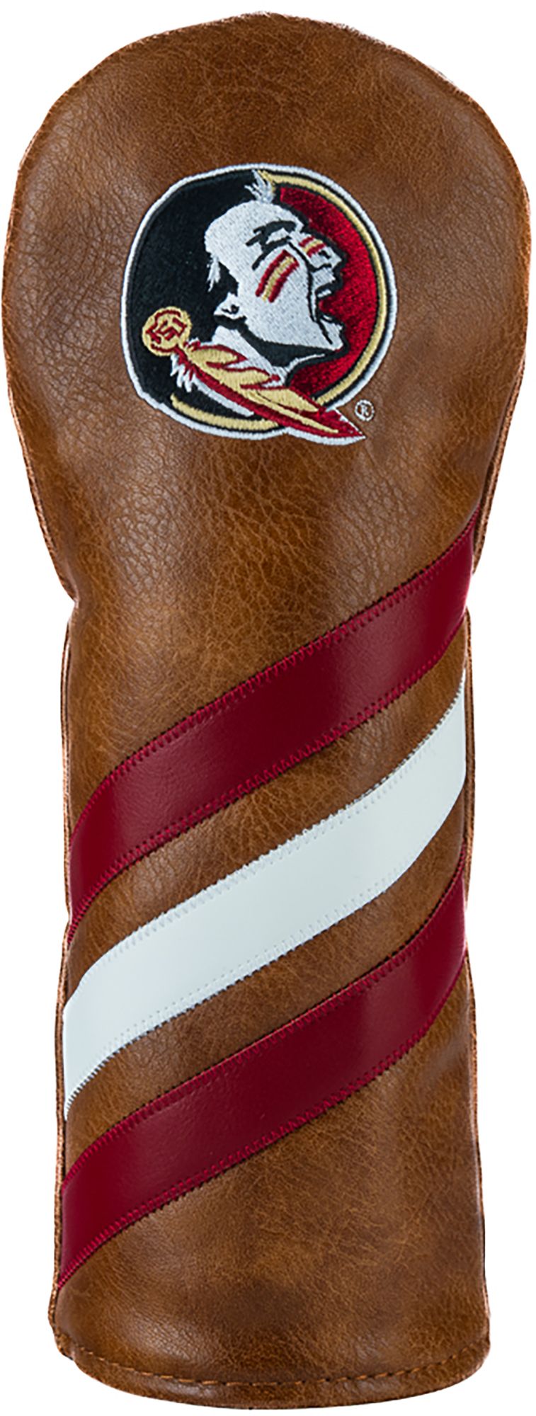 Hometown Brands Florida State Seminoles Leather Stripes Fairway Headcover