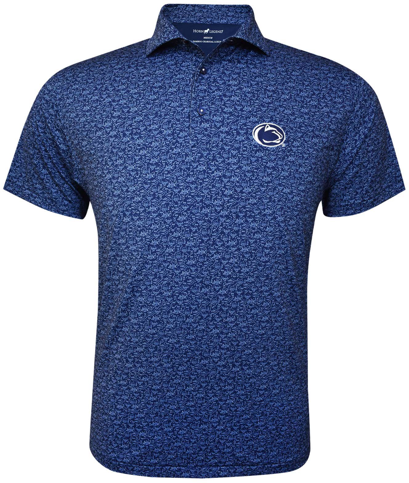 Horn Legend Men's Penn State Nittany Lions Playbook Polo, Bamboo