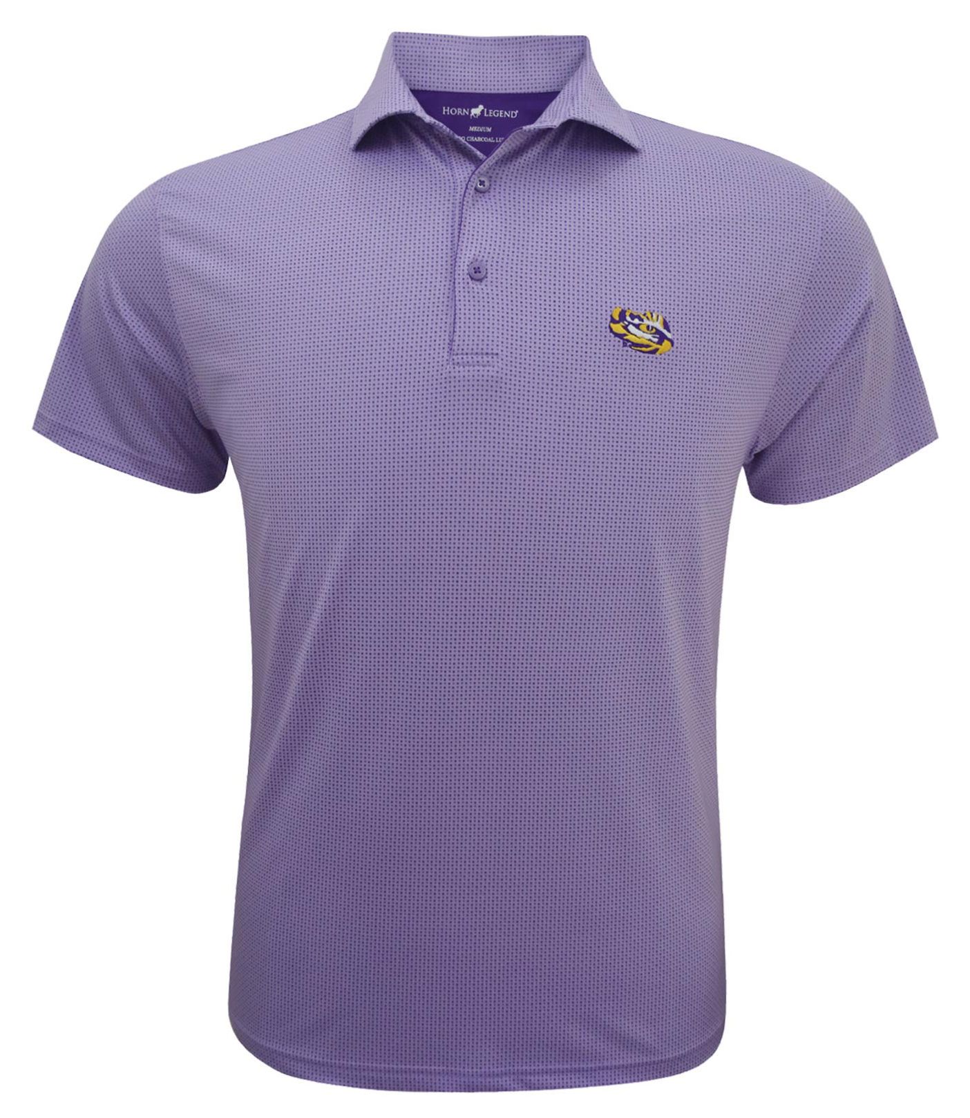 Horn Legend Men's LSU Tigers Purple Polo