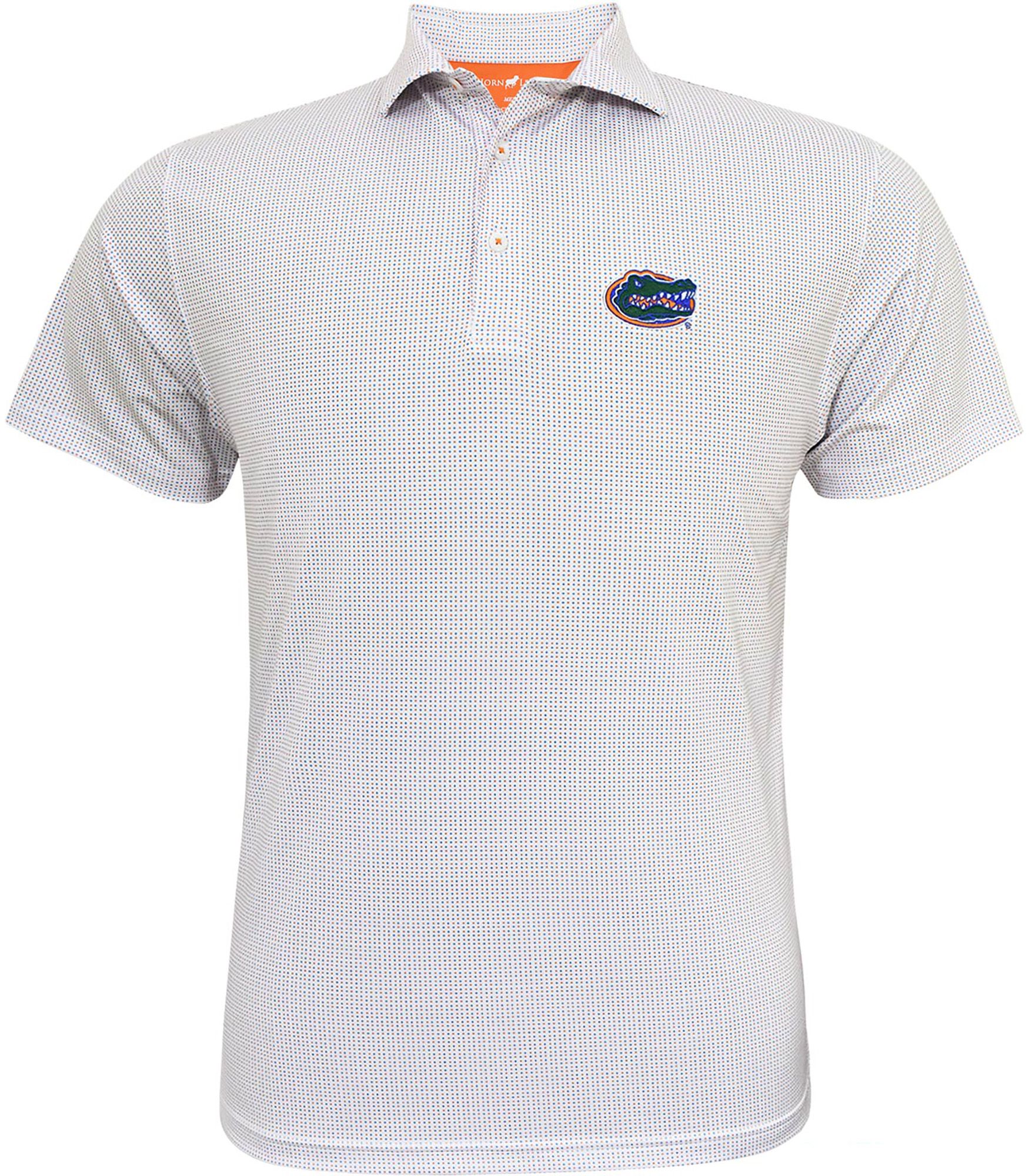 Horn Legend Men's Florida Gators Checkers Polo
