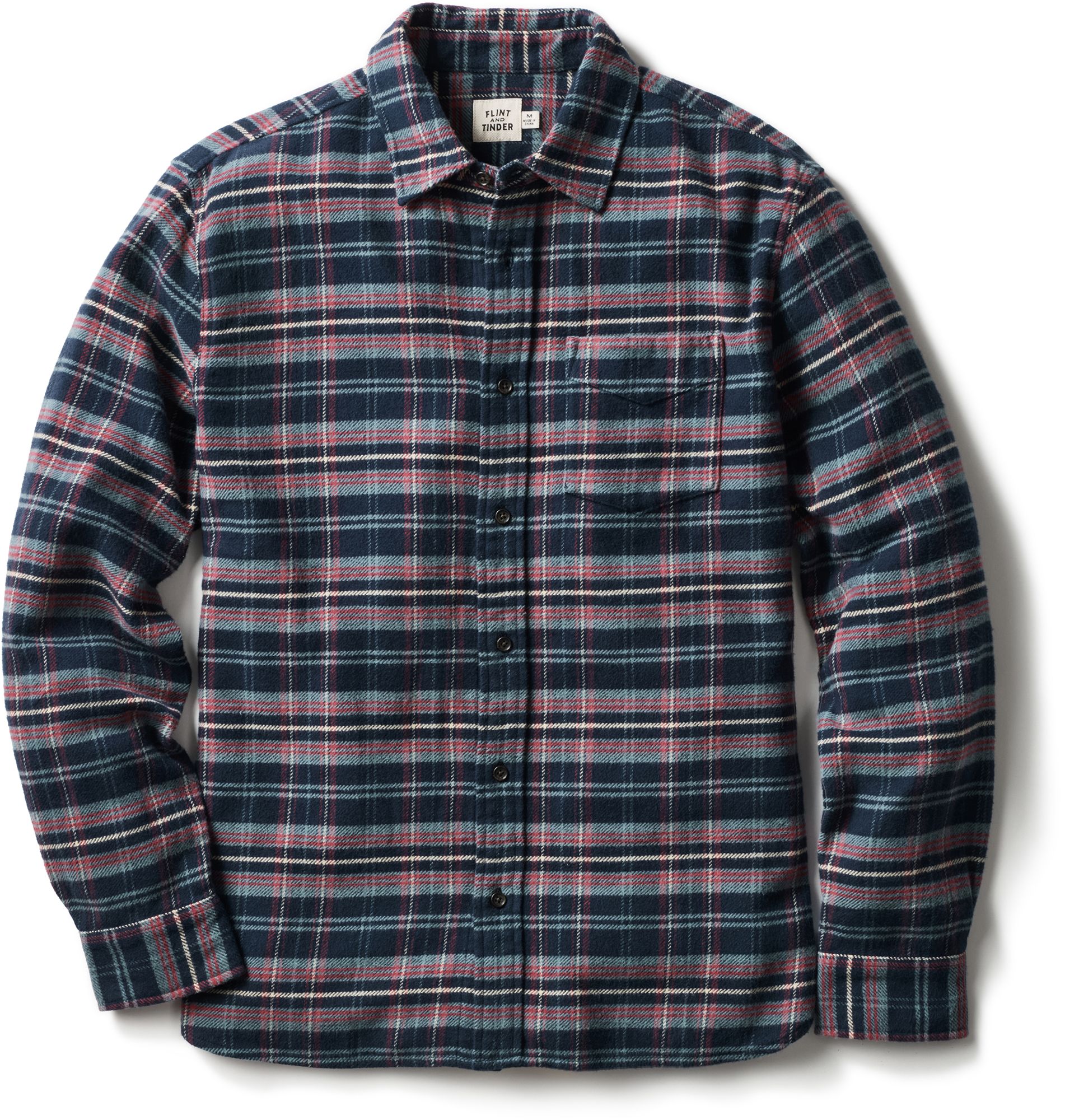 Indigo/Red Plaid