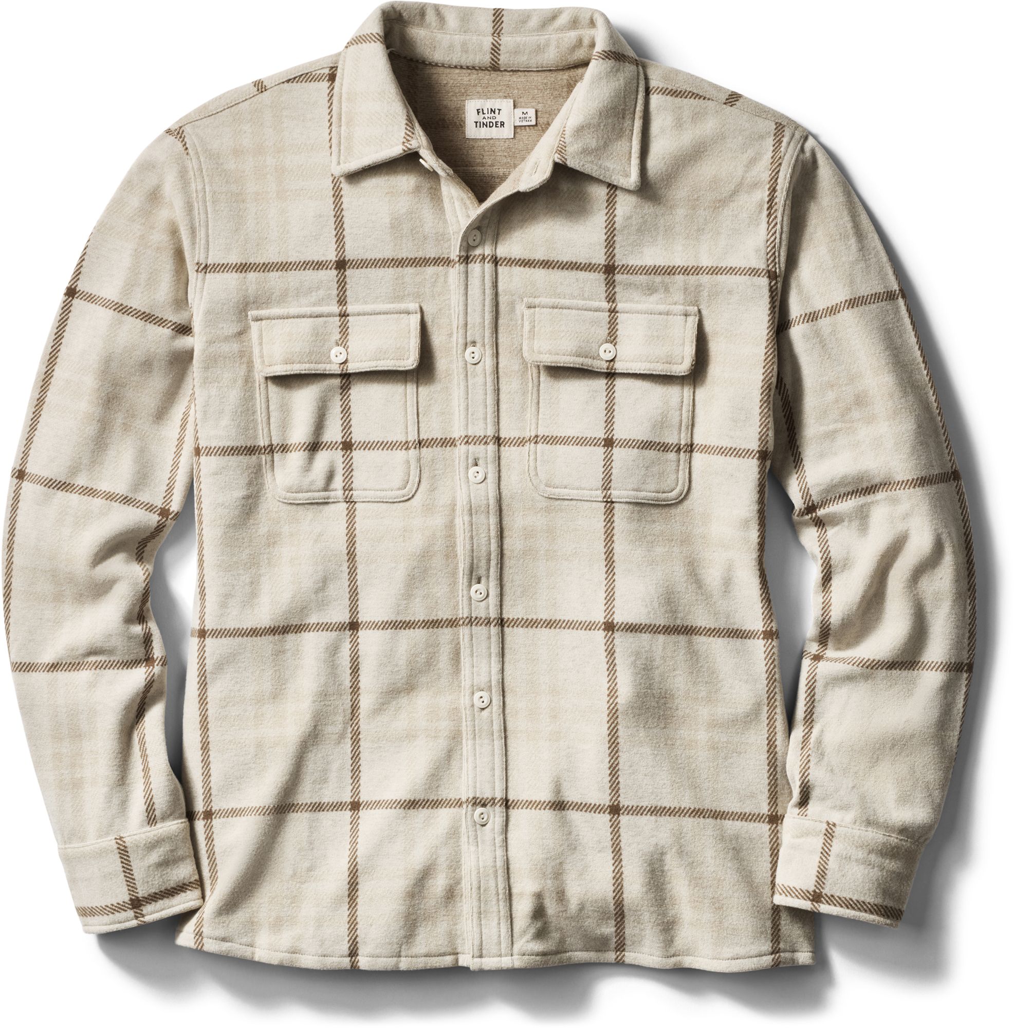 Oatmeal Oversized Plaid