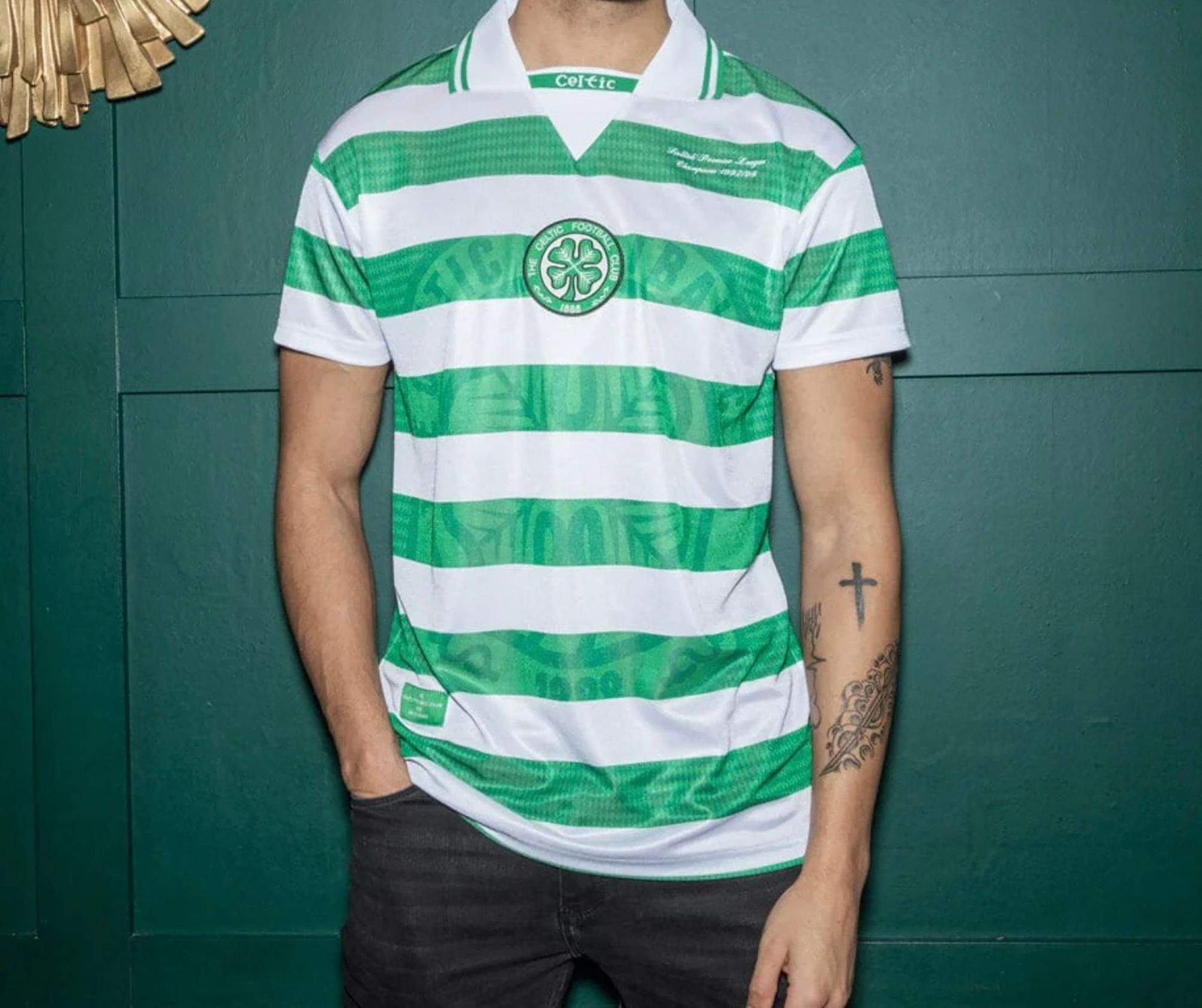 Hummel Adult Celtic FC 1998 Retro Home Jersey