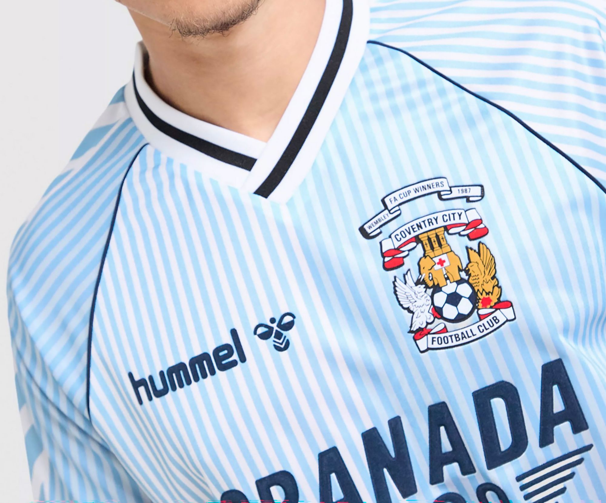Hummel Adult Coventry City 1987 Retro Home Jersey