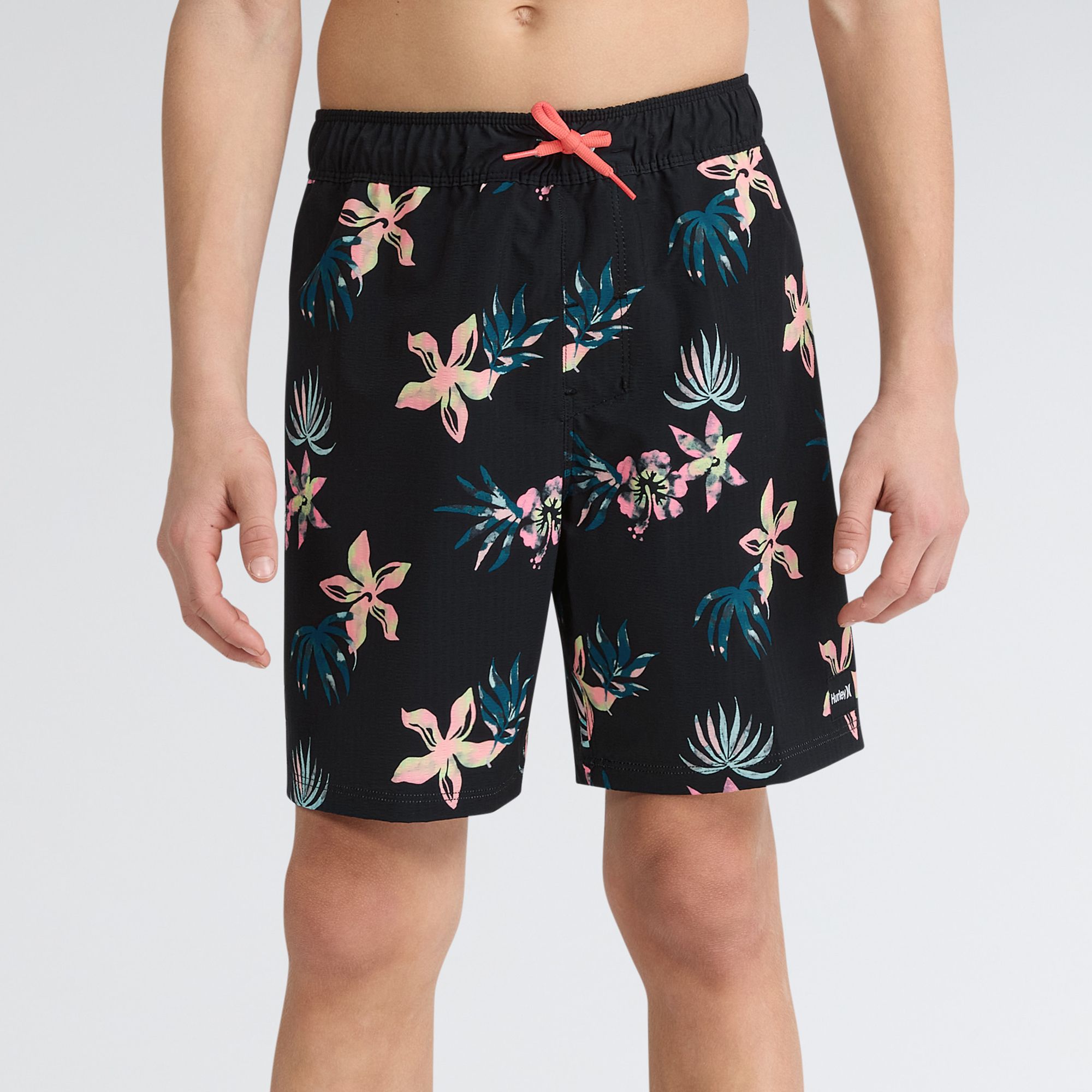 Hurley Boys' H2O-Dri Floral Pull-On Swim Shorts