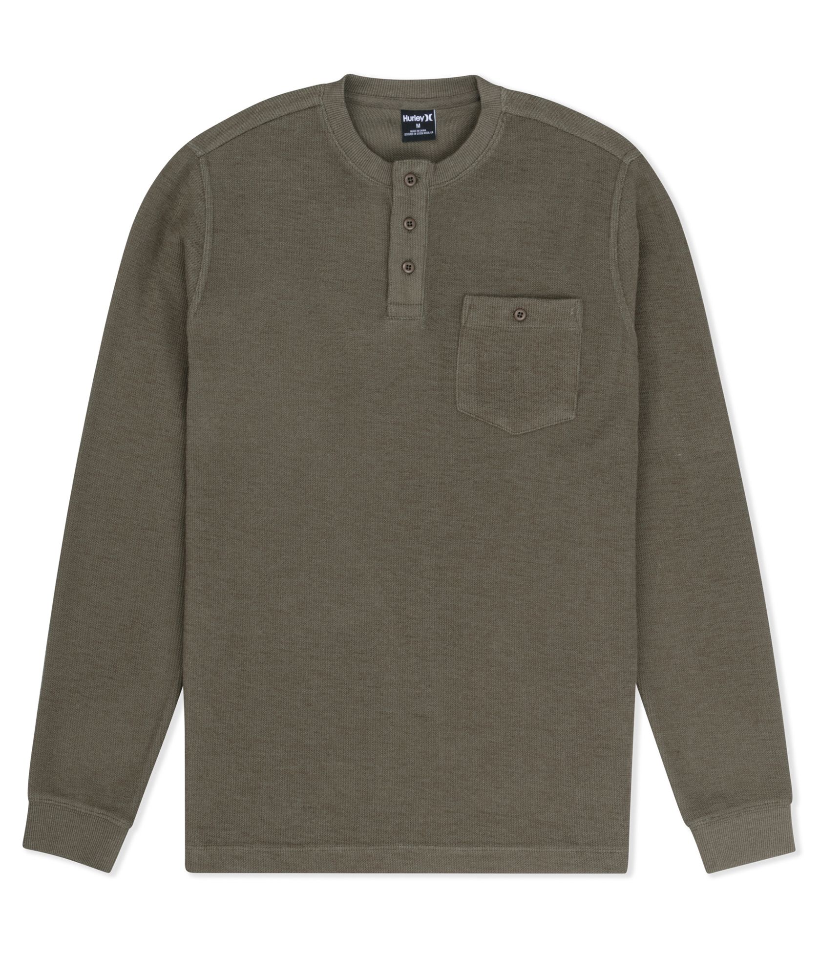 Hurley Men's Coastal Thermal Long Sleeve Shirt
