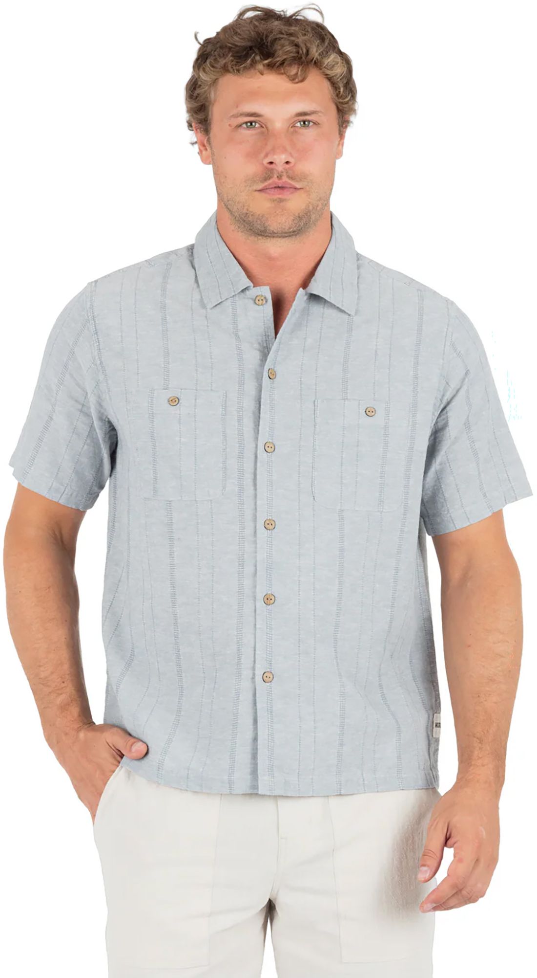 Hurley Men's Hemp Malibu Short Sleeve Shirt