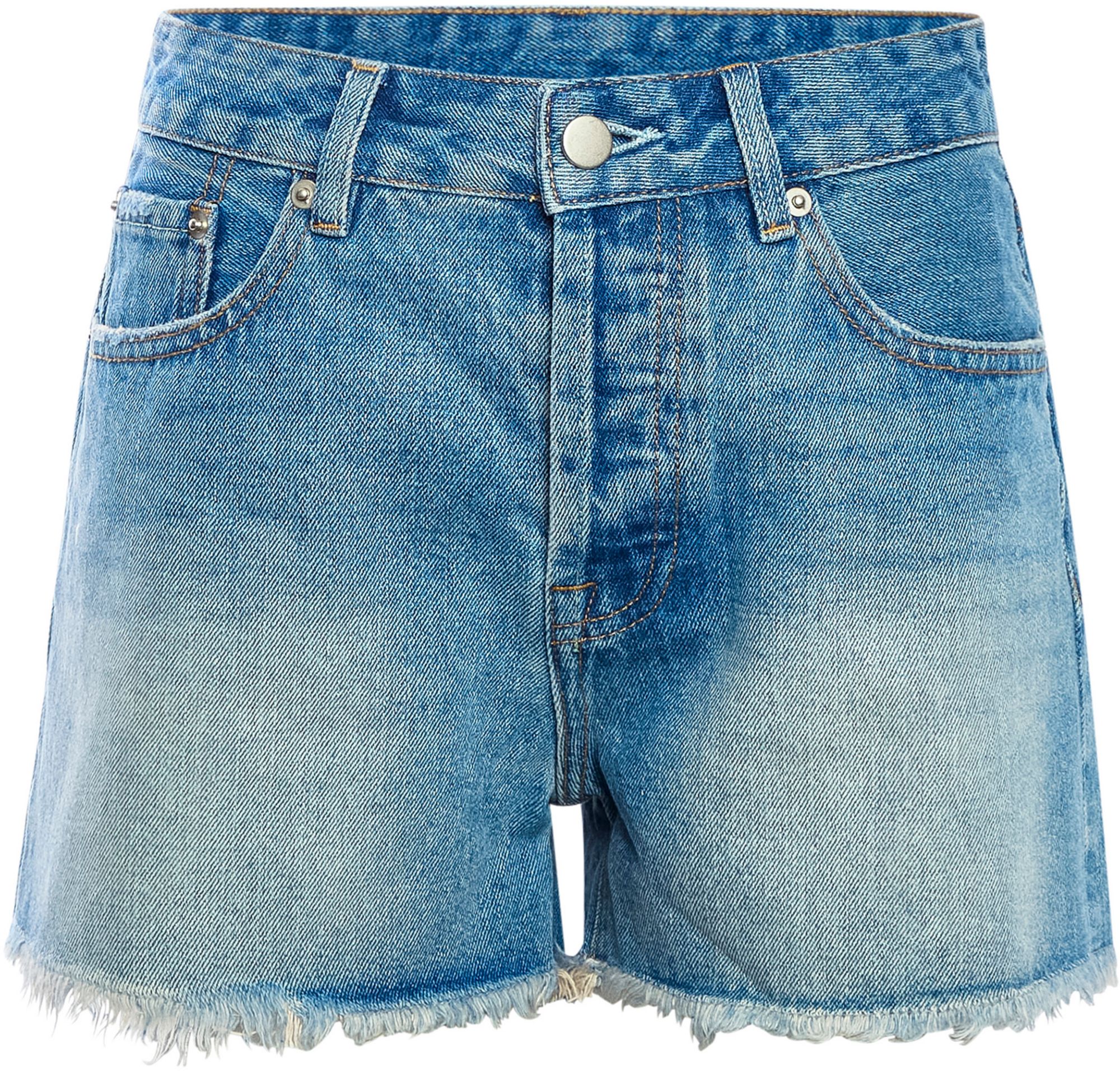 Hype and Vice Women's Light Blue High Waisted Denim Shorts