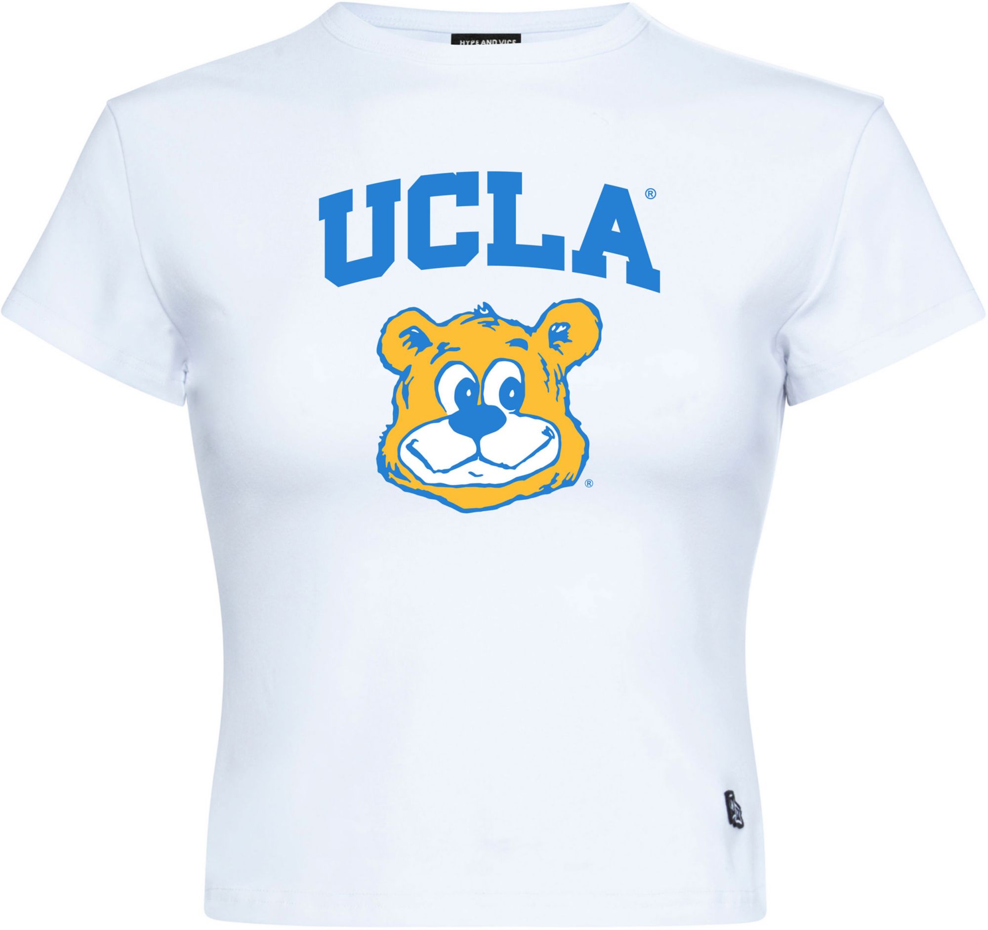 Hype and Vice Women's UCLA Bruins White Baby T-Shirt