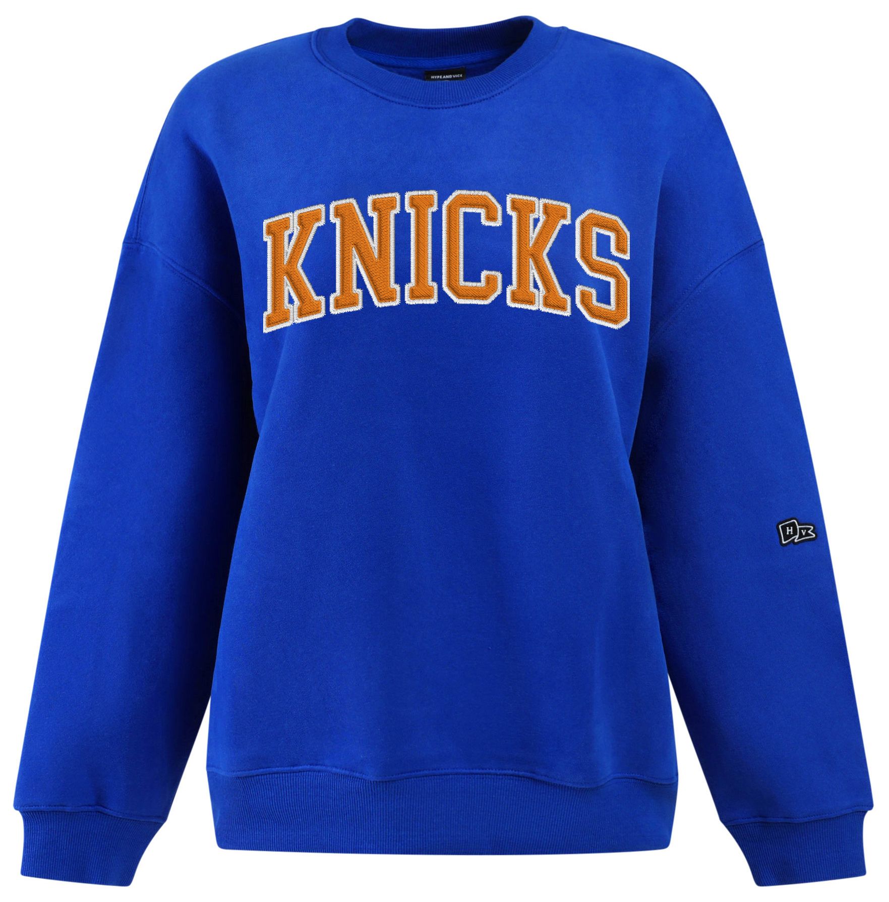 Hype and Vice Women's New York Knicks Offside Crewneck Sweatshirt