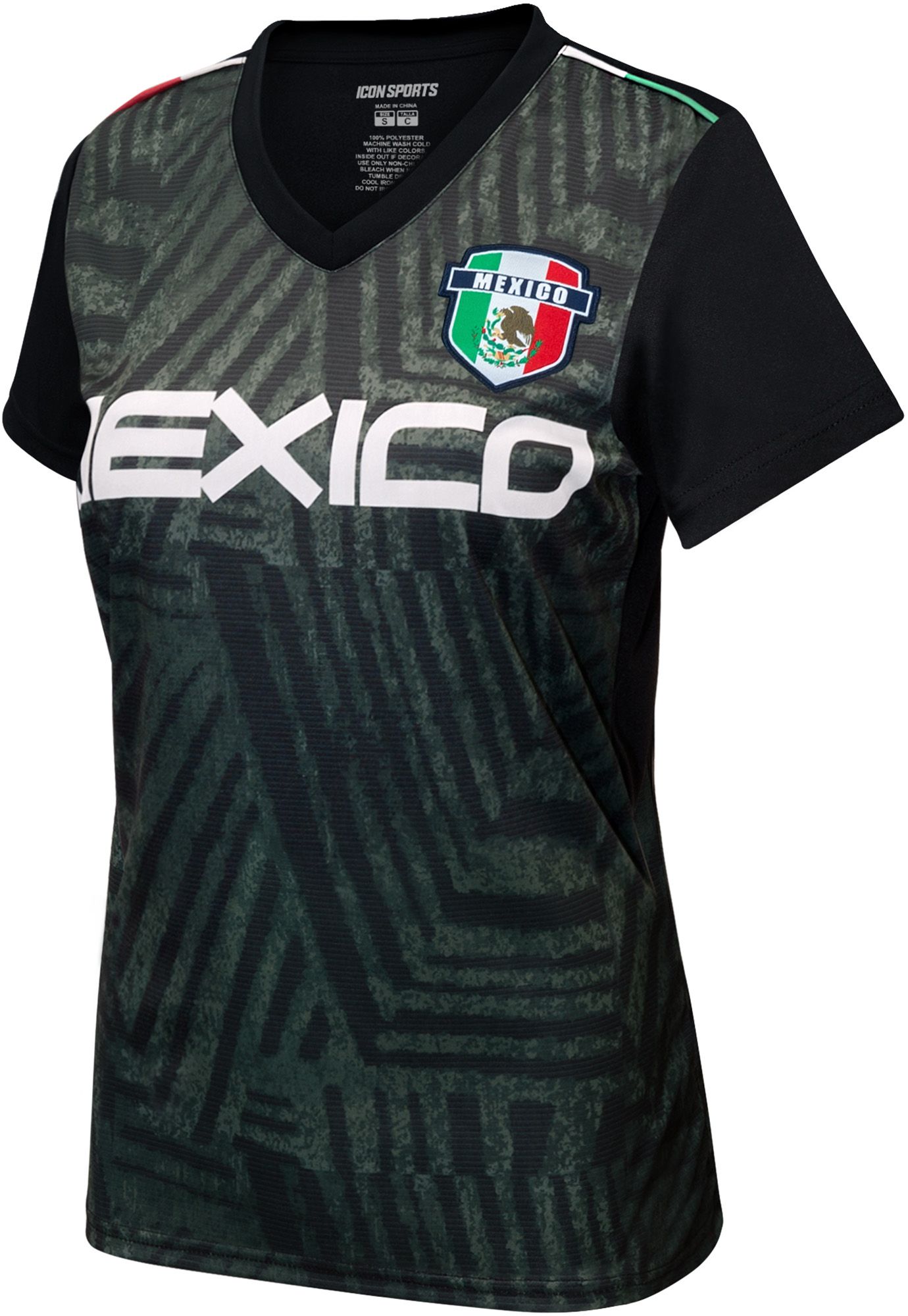 Icon Sports Group Women's Mexico Black Game Day T-Shirt