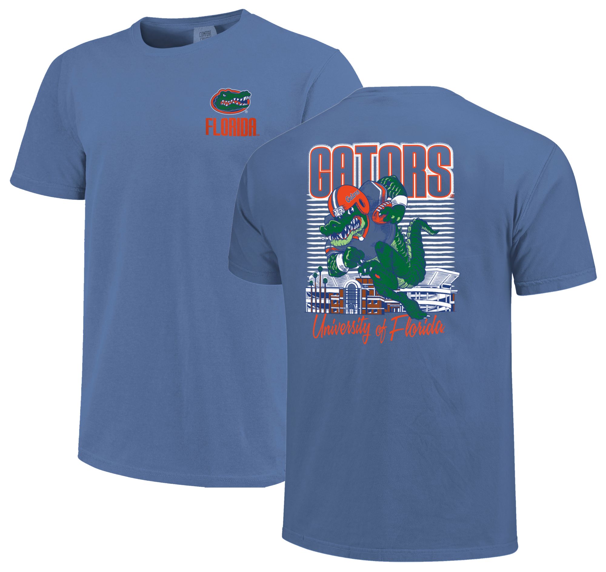 Image One Men's Florida Gators Flo Blue Drop Shadow T-Shirt