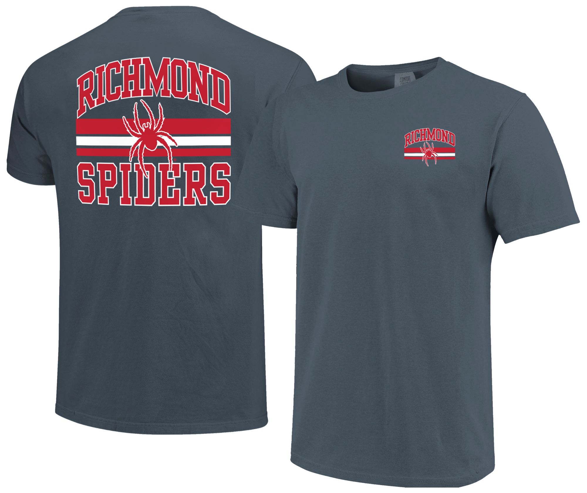 Image One Men's Richmond Spiders Denim Mascot Arch T-Shirt